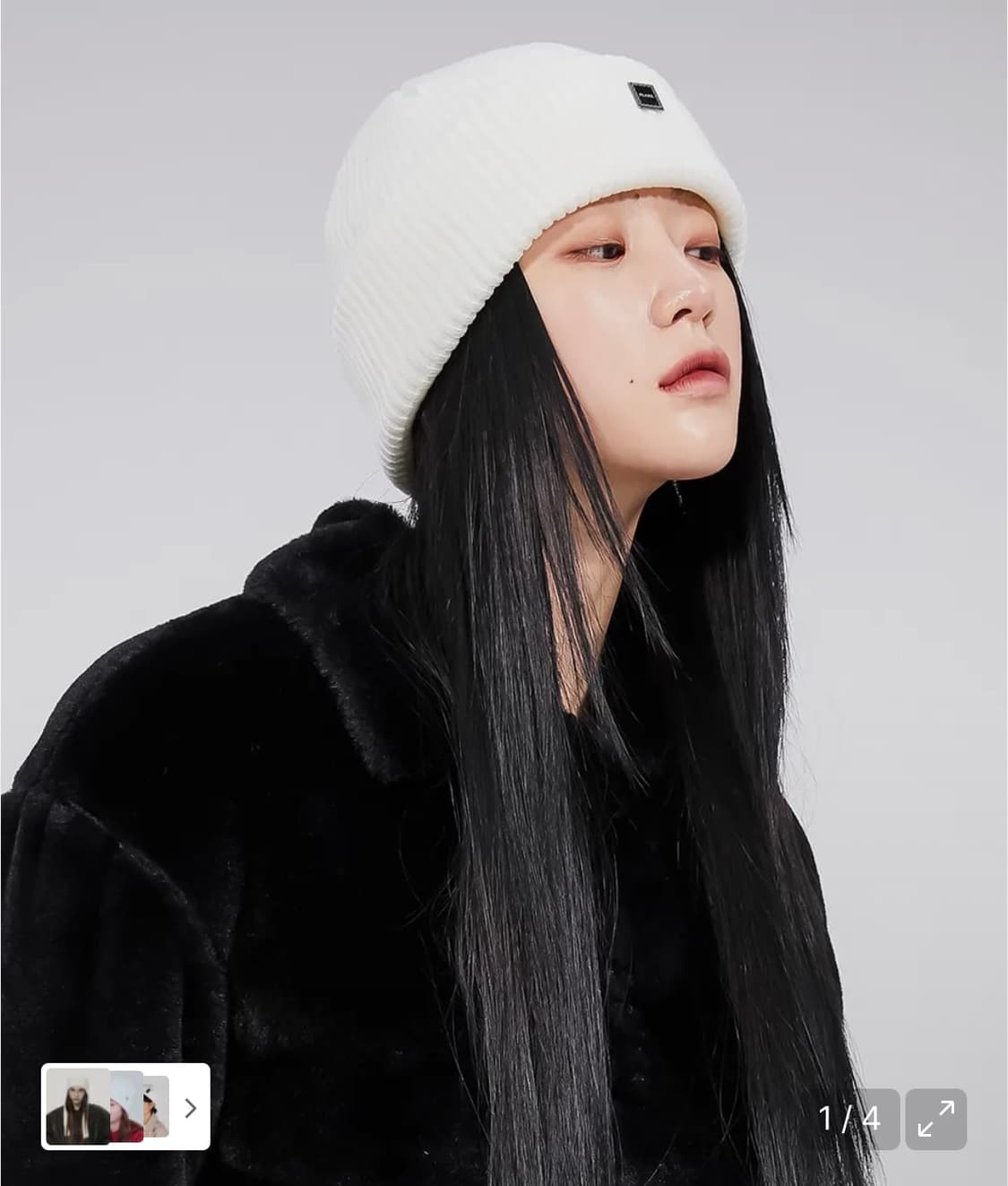 플레어업 비니 오프화이트 상품이미지1