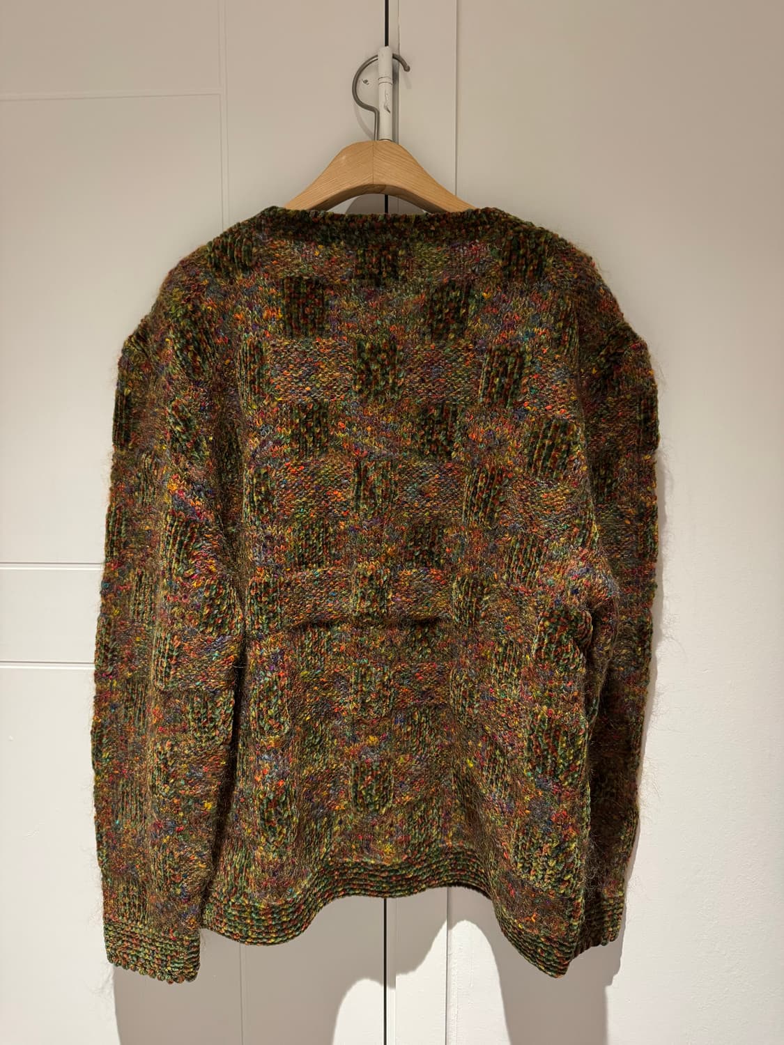 빈티지 체크니트자켓 상품이미지3