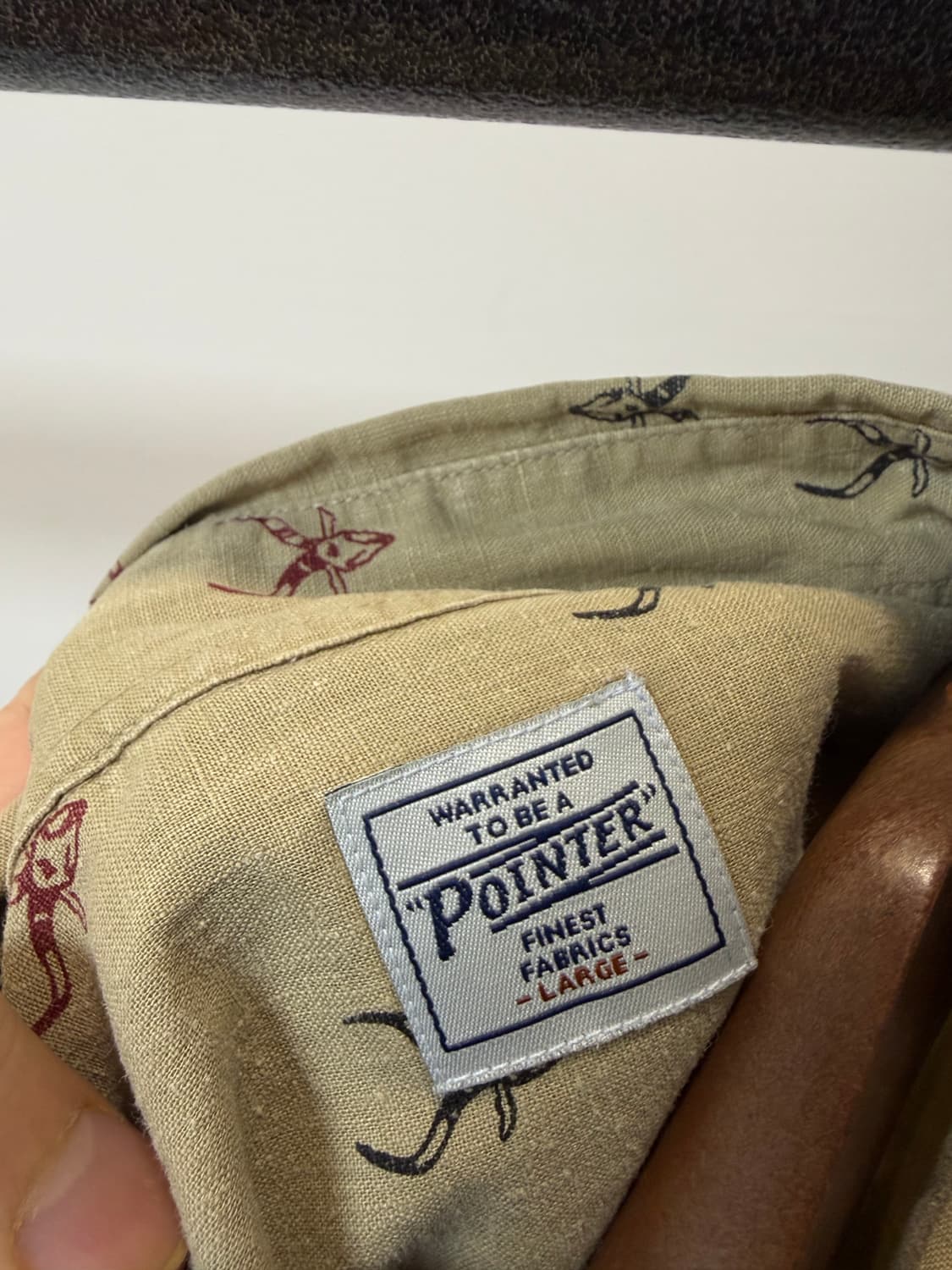 (L) Pointer 포인터 카우 패턴 웨스턴 셔츠 상품이미지5