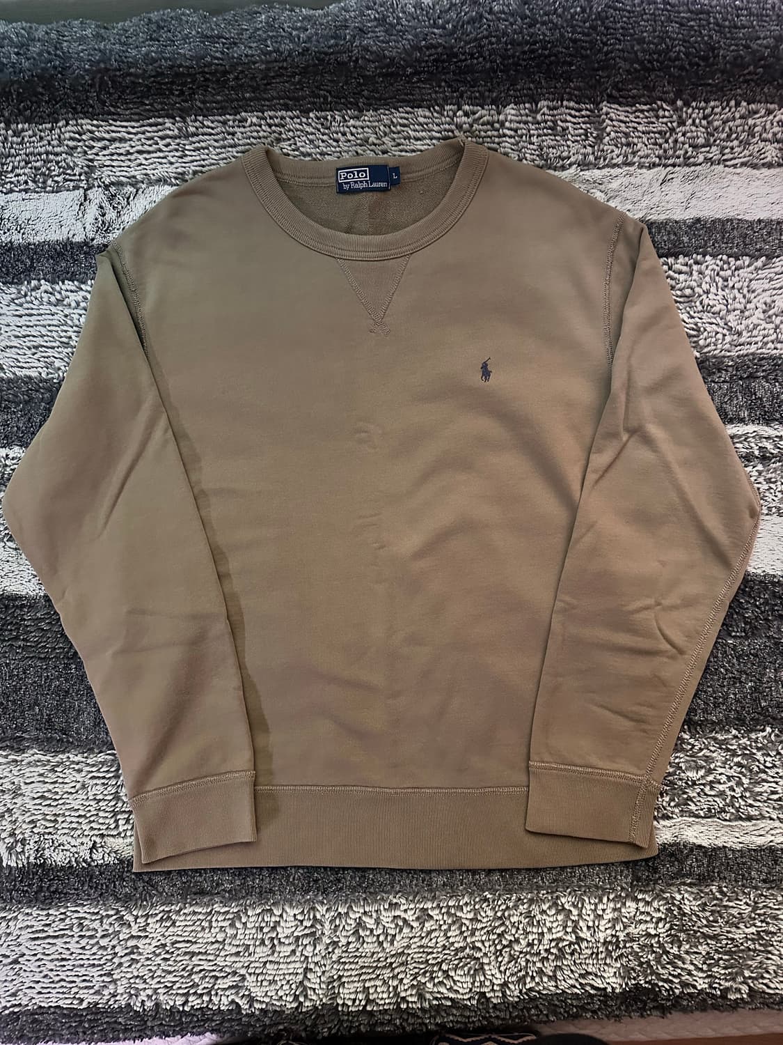 폴로 랄프로렌 스웻셔츠 베이지 상품이미지1