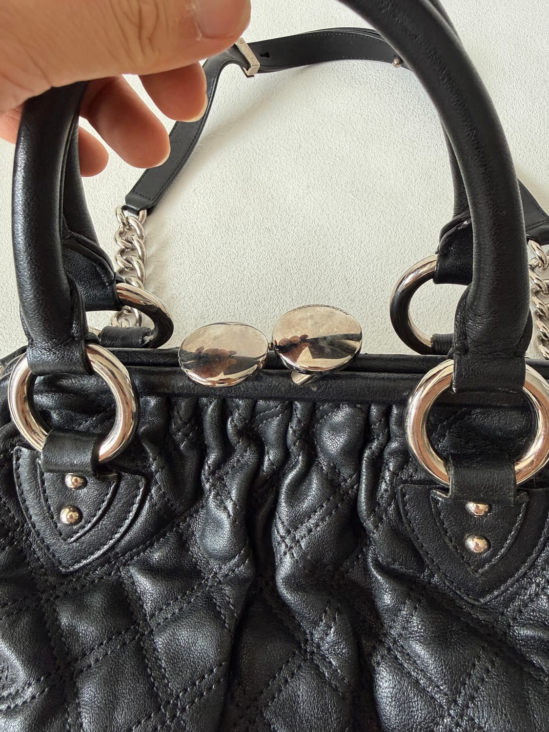 마크제이콥스(Marc Jacobs) 레더 프레임백(ITALY) 상품이미지3