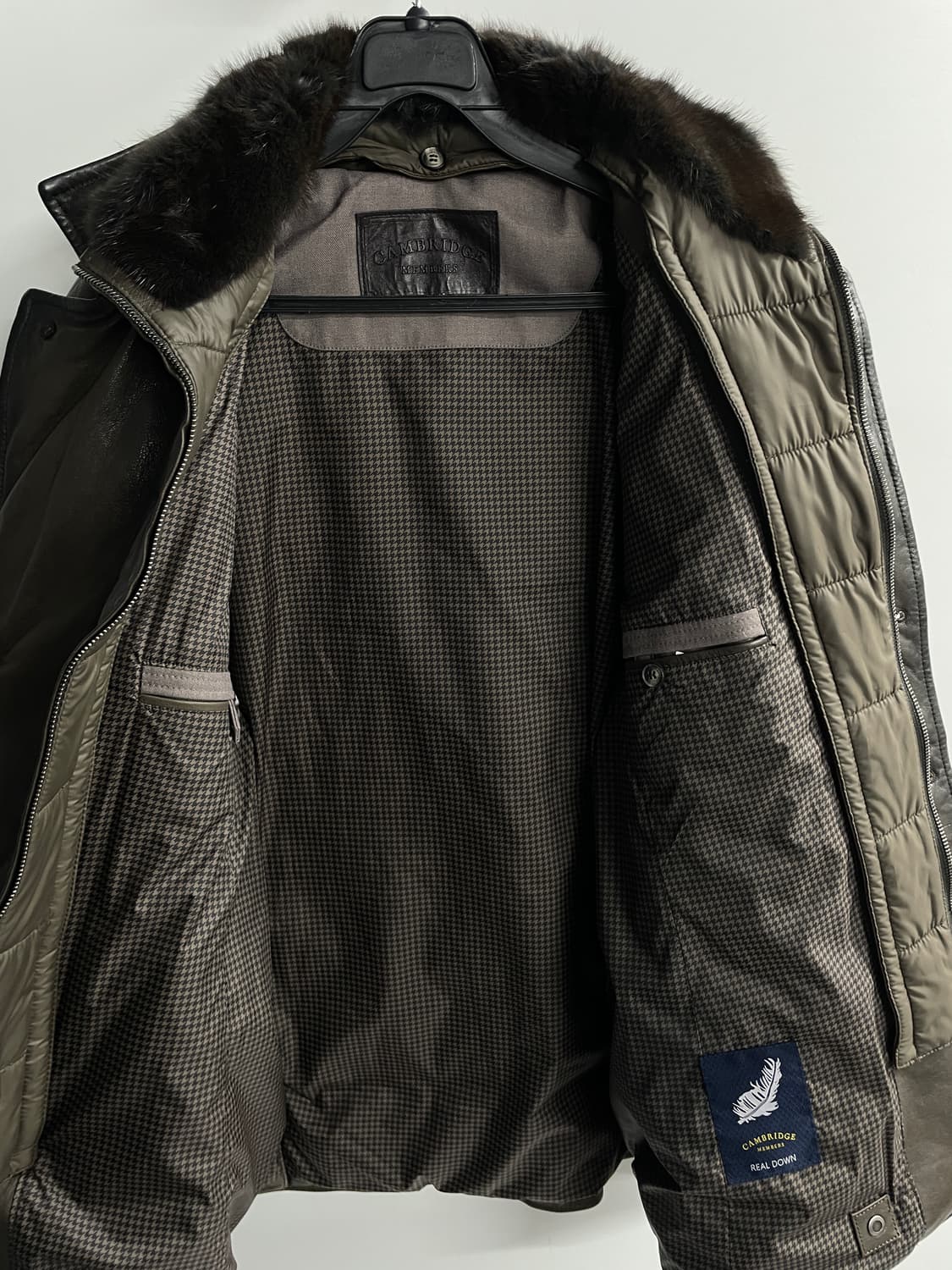 캠브리지 멤버스 리얼양가죽 구스다운 자켓 상품이미지8