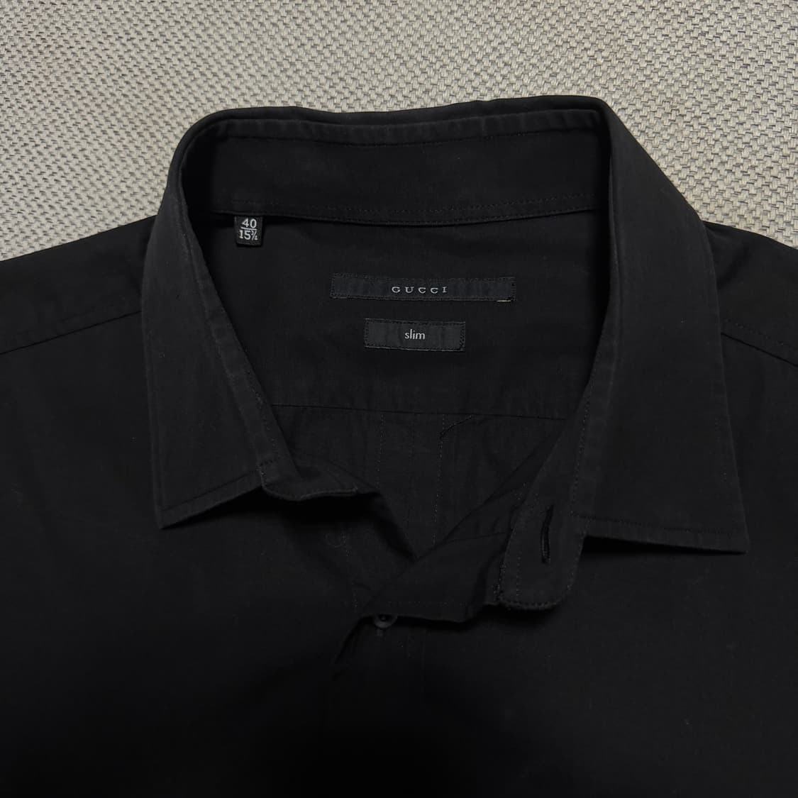 구찌 슬림핏 코튼 긴팔 셔츠 (정품) 상품이미지2