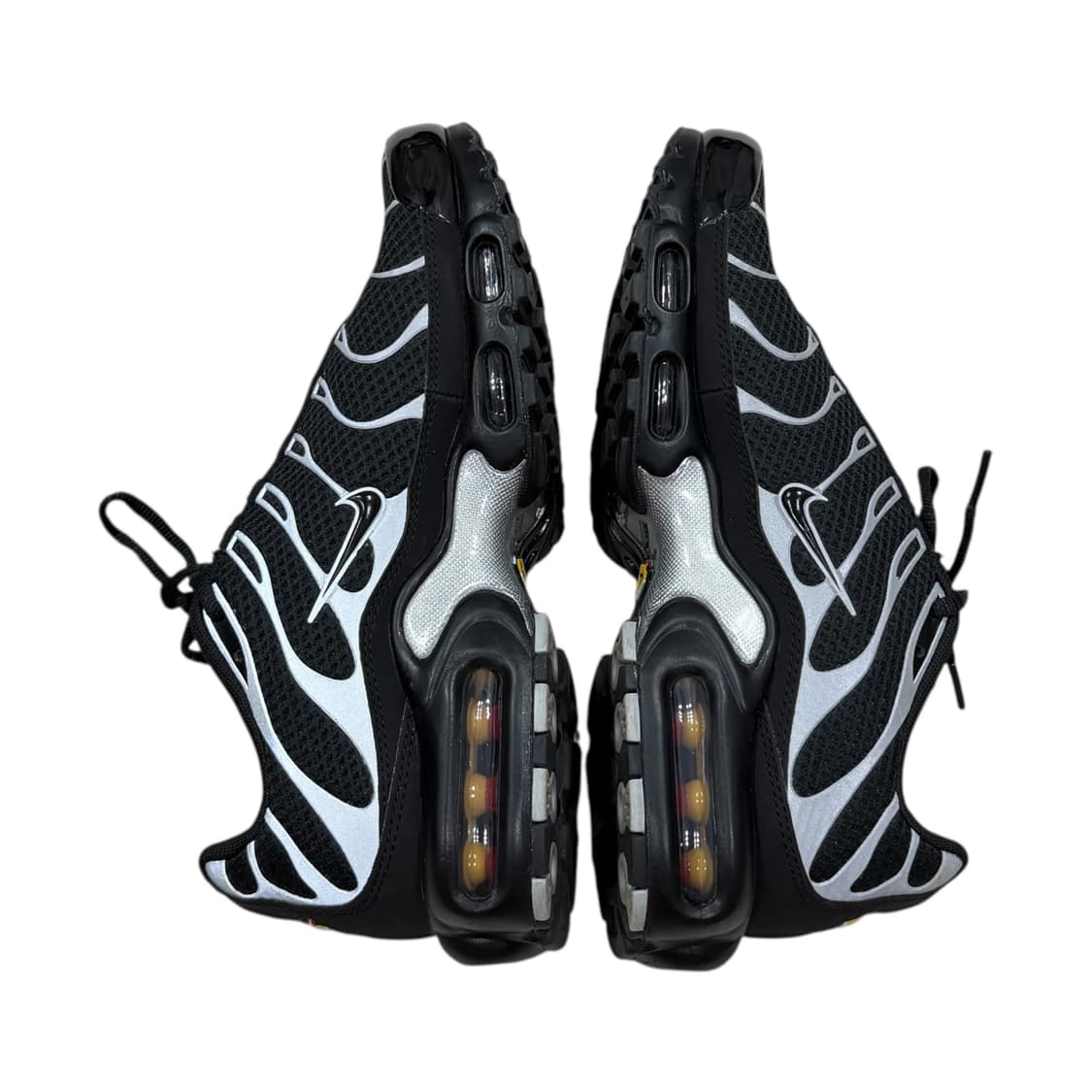 나이키 에어맥스 플러스 프리미엄 블랙 메탈릭 실버 260 상품이미지4