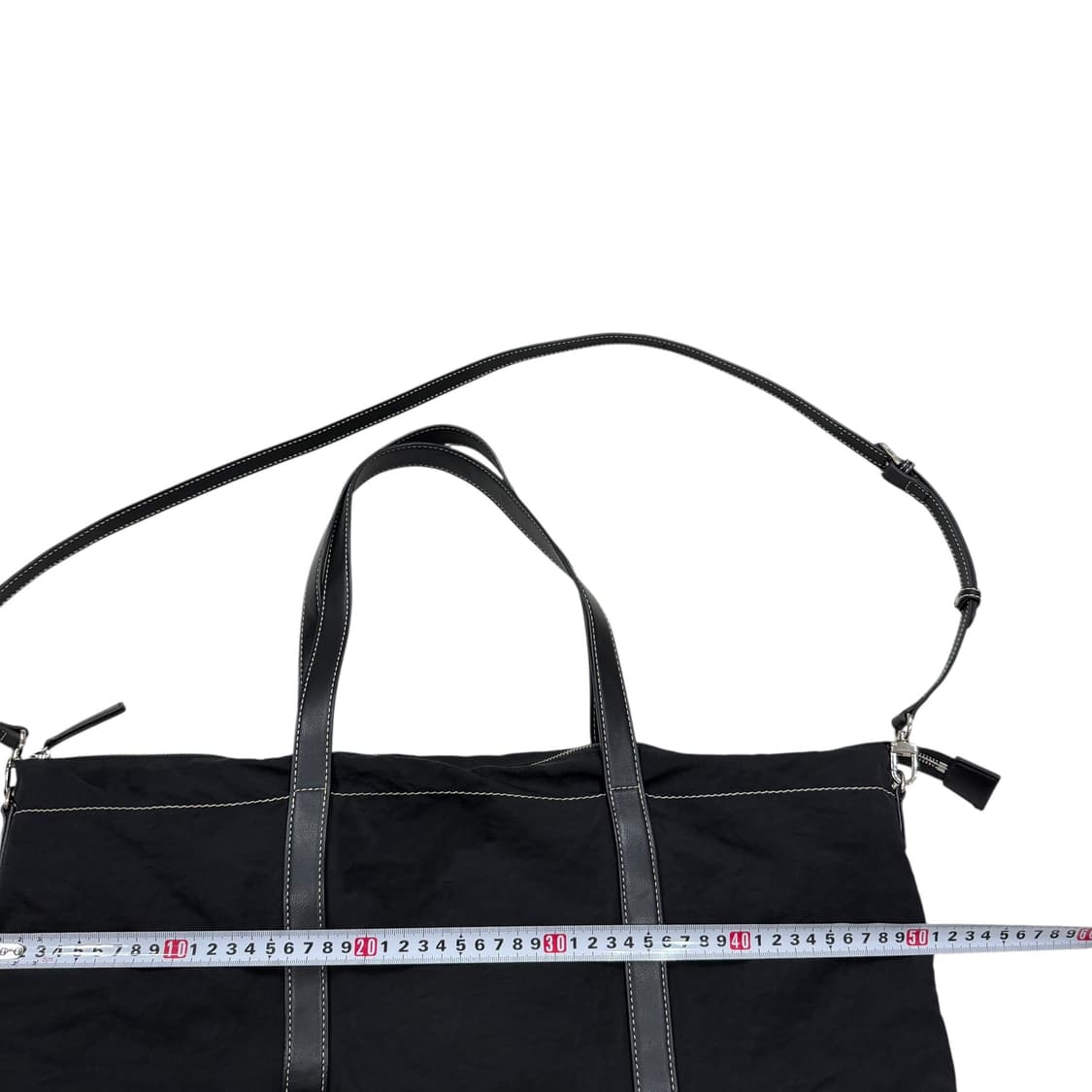 마뗑킴 패브릭 뉴 쇼퍼백 크로스백 가방 블랙 상품이미지5