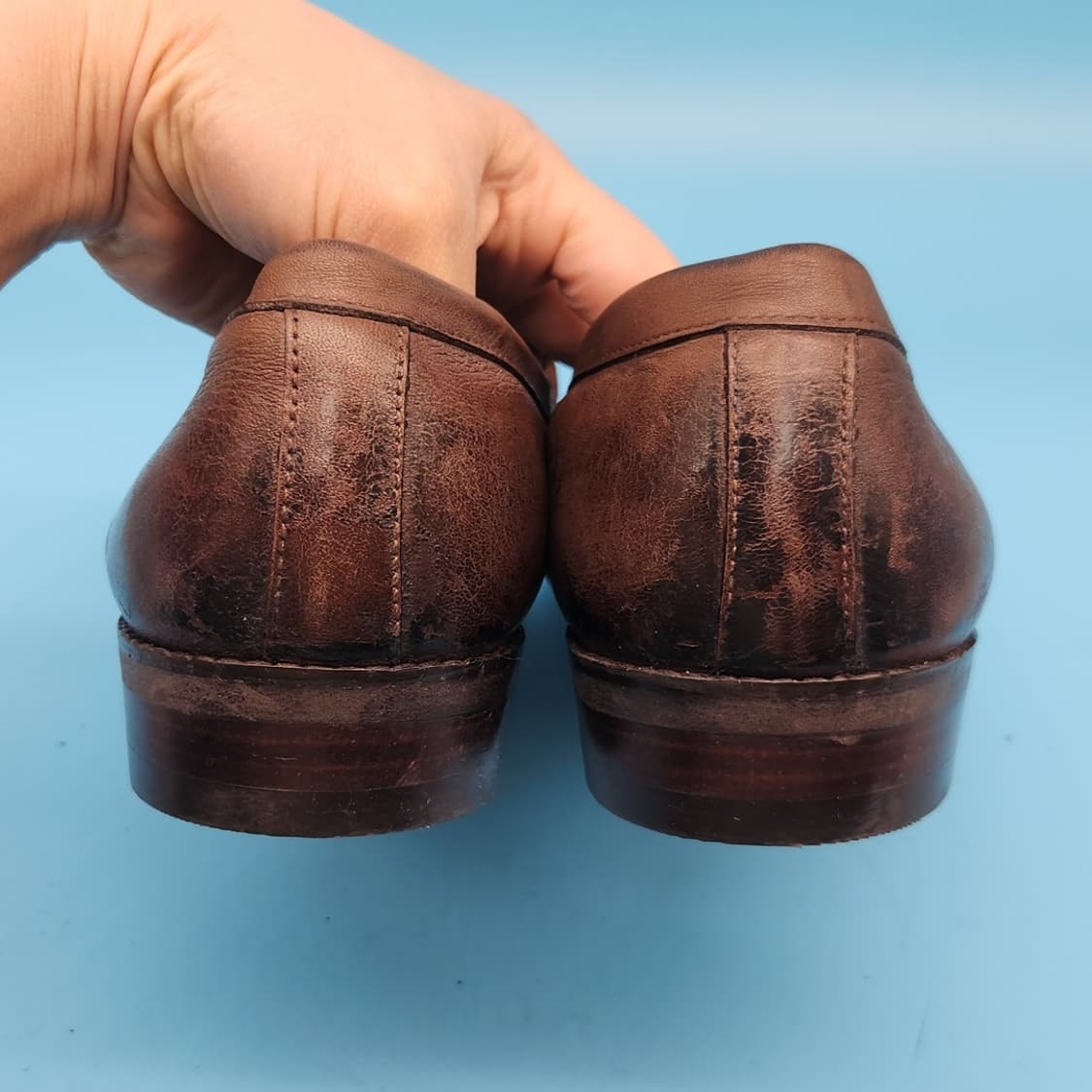 o 탠디 레더 남성로퍼 실사이즈275 상품이미지4