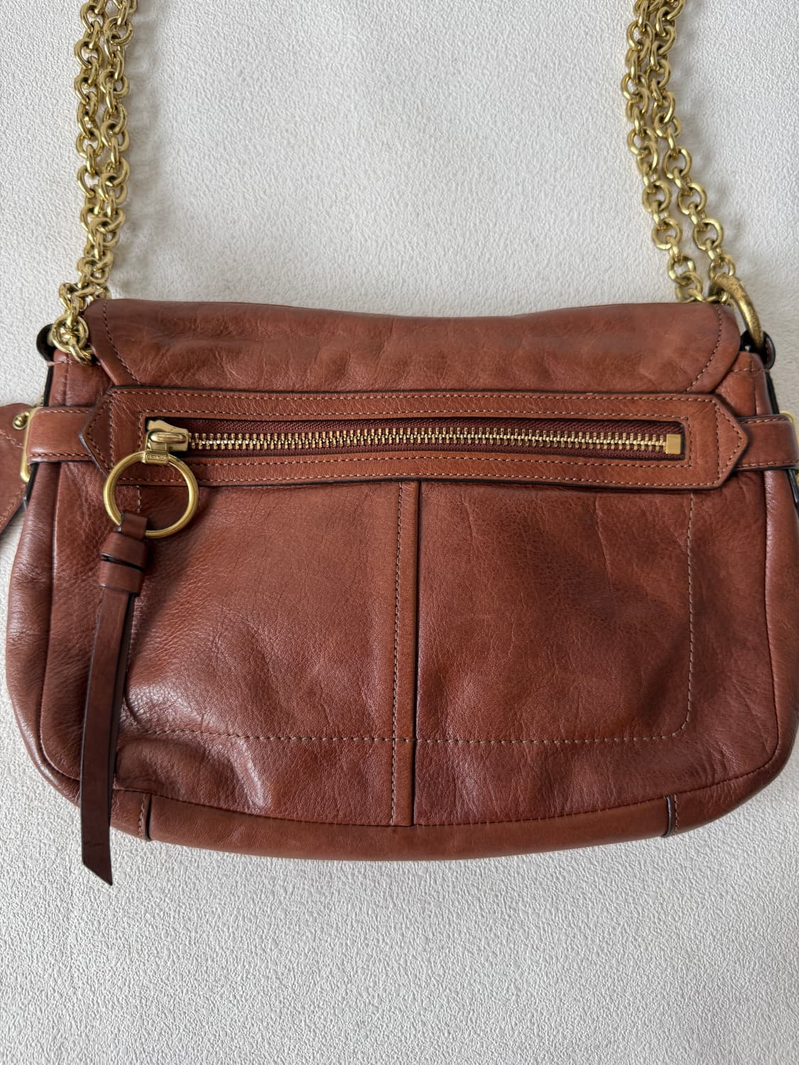 코치(COACH) 레더 체인 숄더백 상품이미지7