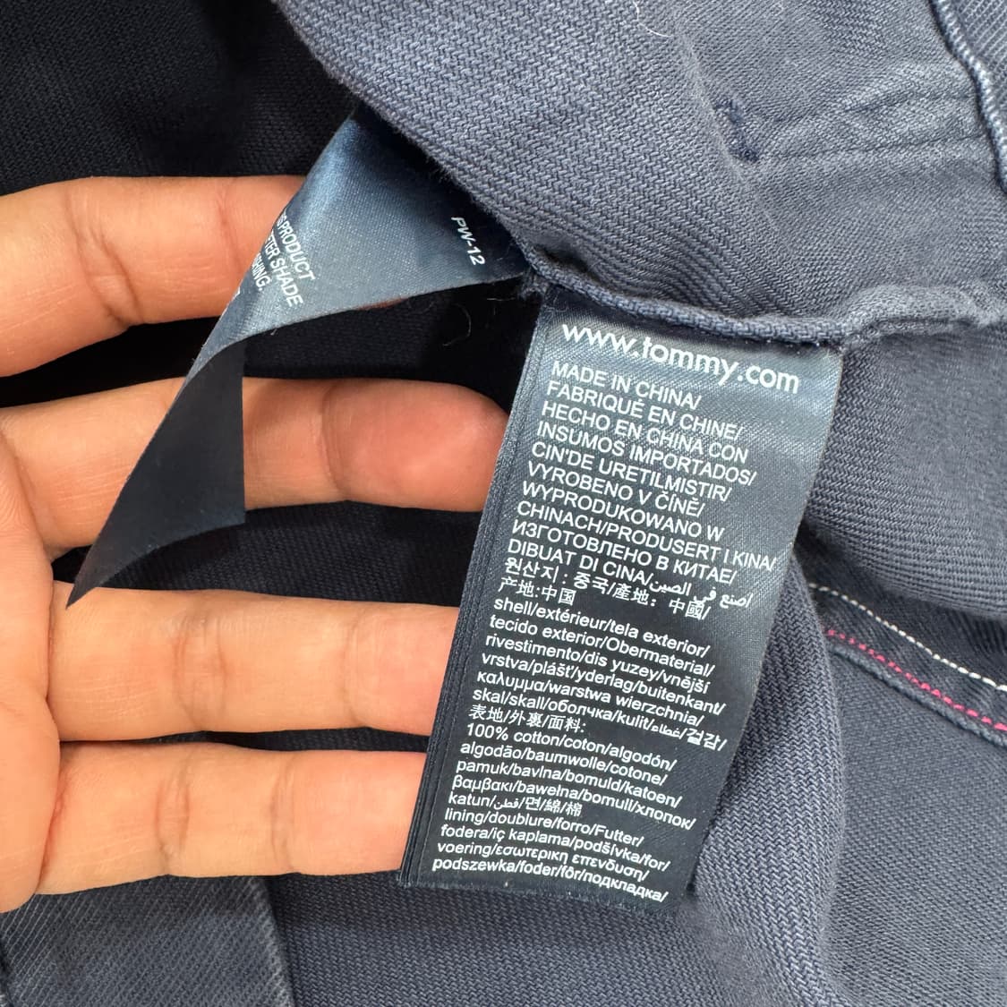S(100) 타미힐피거 타미 진스 네이비 트러커 자켓  상품이미지6