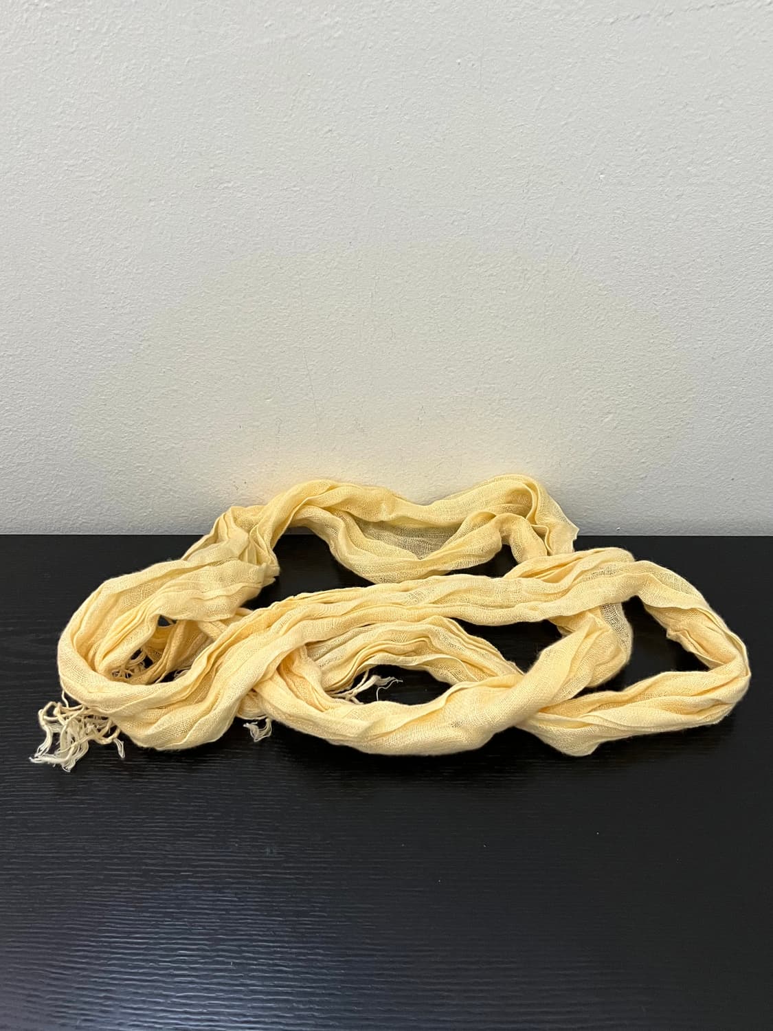 Japan vtg 엘로우 스카프 상품이미지3