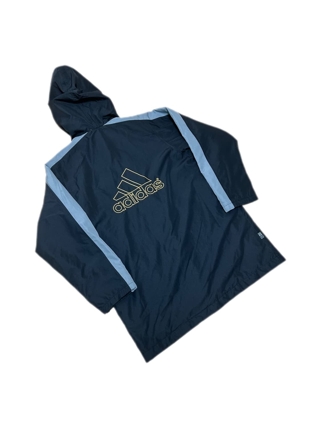 아디다스 레트로 블랙 플리스 바람막이 레더 자켓 상품이미지1