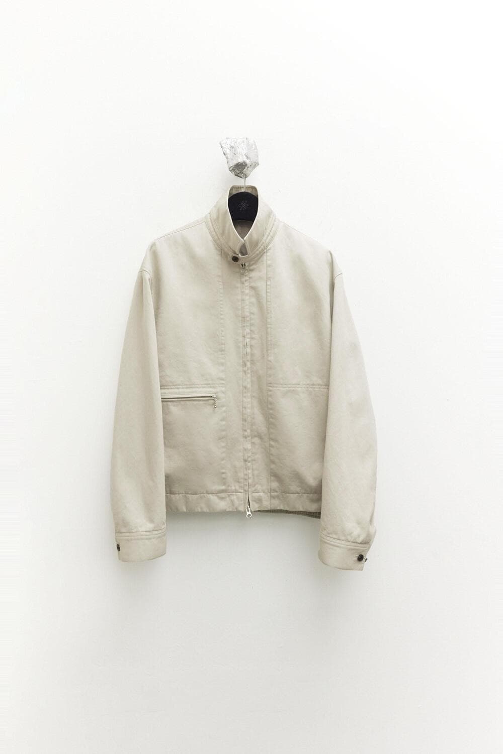 youth 유스 크롭 지퍼 블루종 라이트베이지 M 상품이미지4