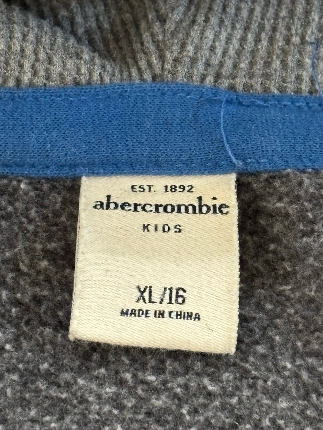 아베크롬비 후드집업 키즈 XL 상품이미지8