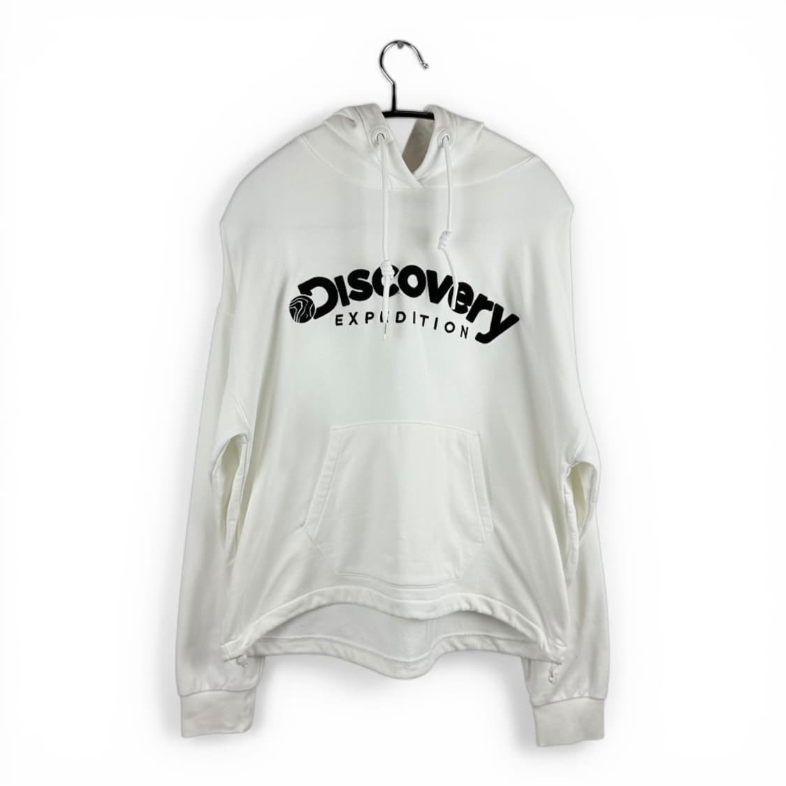 (95) 디스커버리 로고 후드 티 화이트 상품이미지1