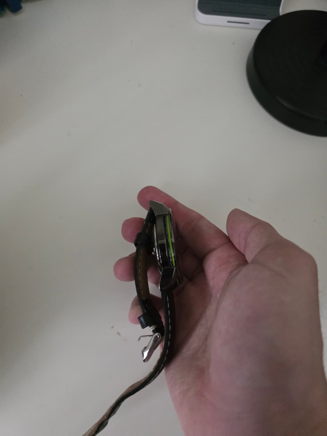 세이코 키네틱 가죽 시계 상품이미지3