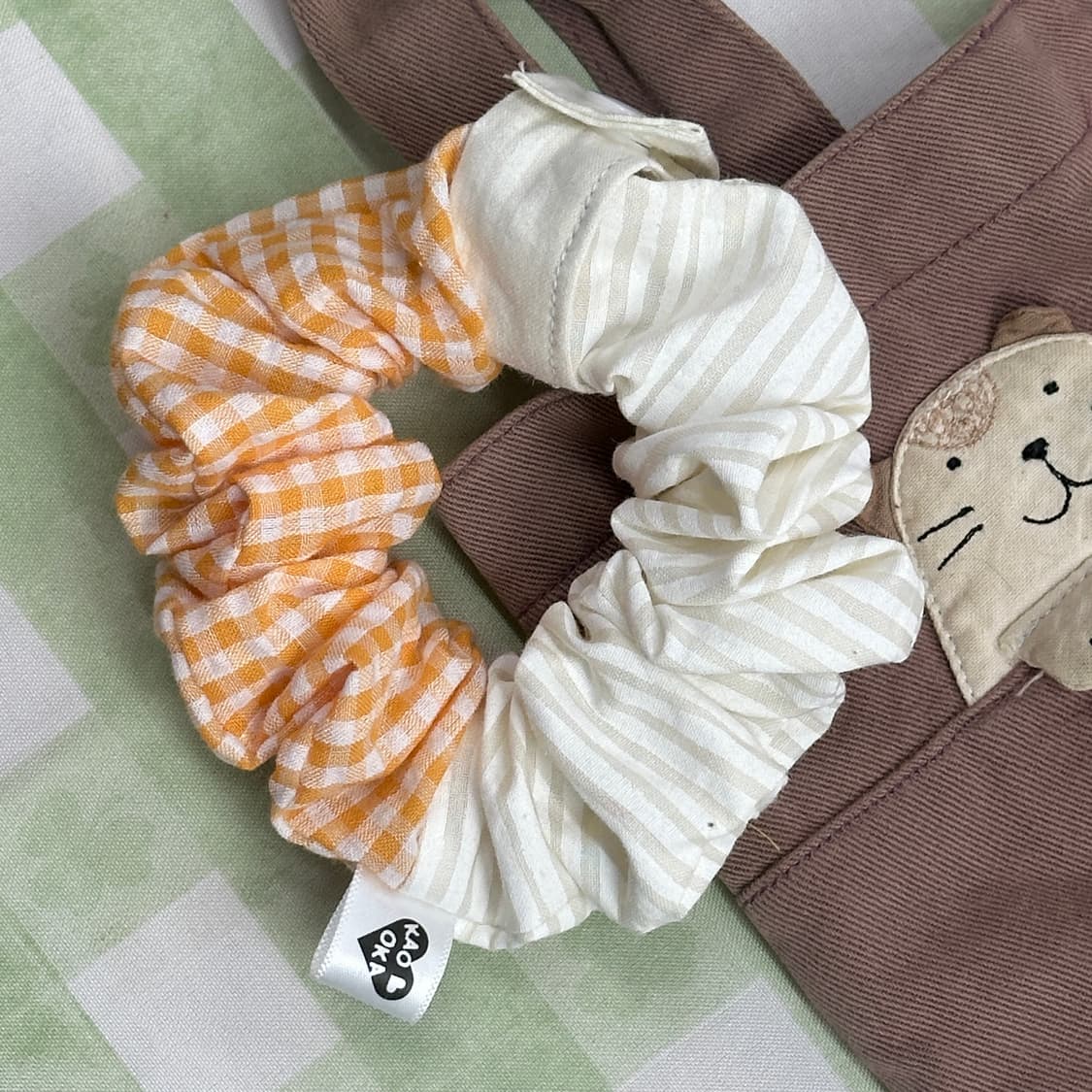 🍀모리걸 스크런치 키링 🍀머리끈 악세사리 그런지 러블리  상품이미지4