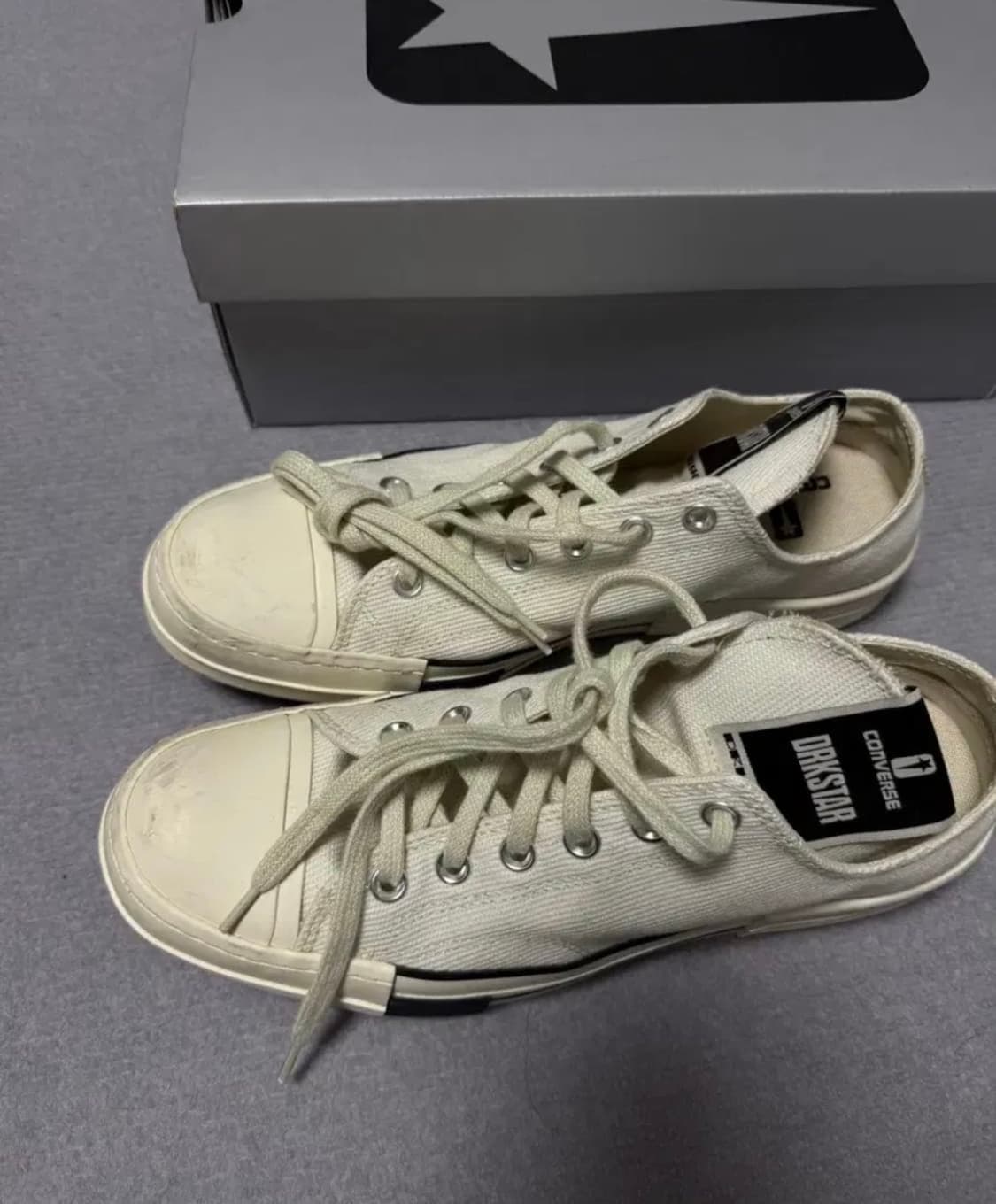 [280] 릭오웬스 다크쉐도우 컨버스 로우 화이트 상품이미지5