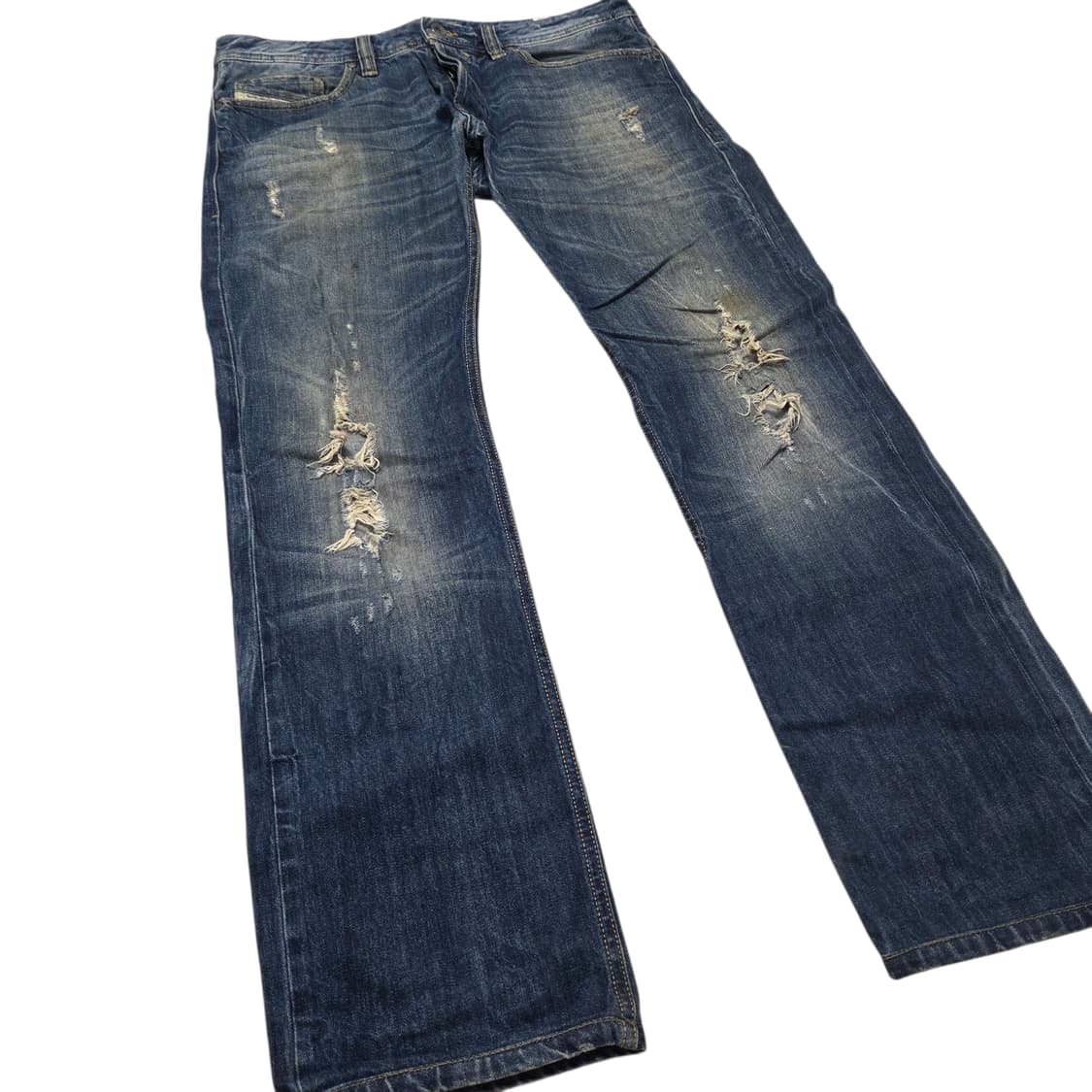 Diesel 디젤 SAFADO 슬림 레귤러핏 스트레이트 데님 팬츠 32 상품이미지6