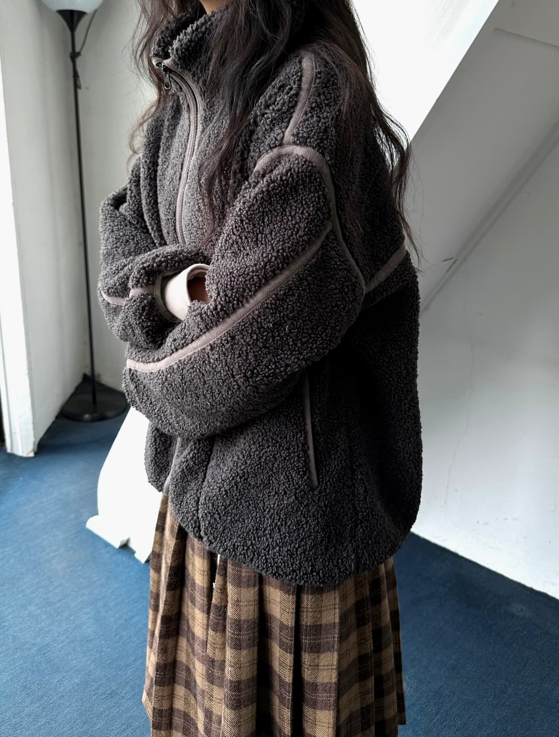 Subtle Piping Boa Blouson 상품이미지9