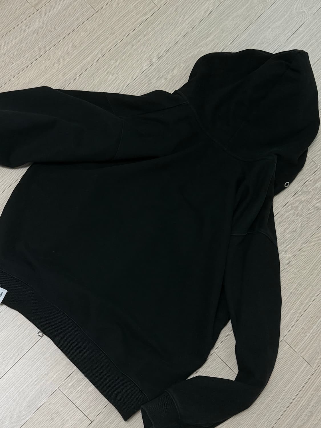 미하그리드 후드집업 블랙 상품이미지2