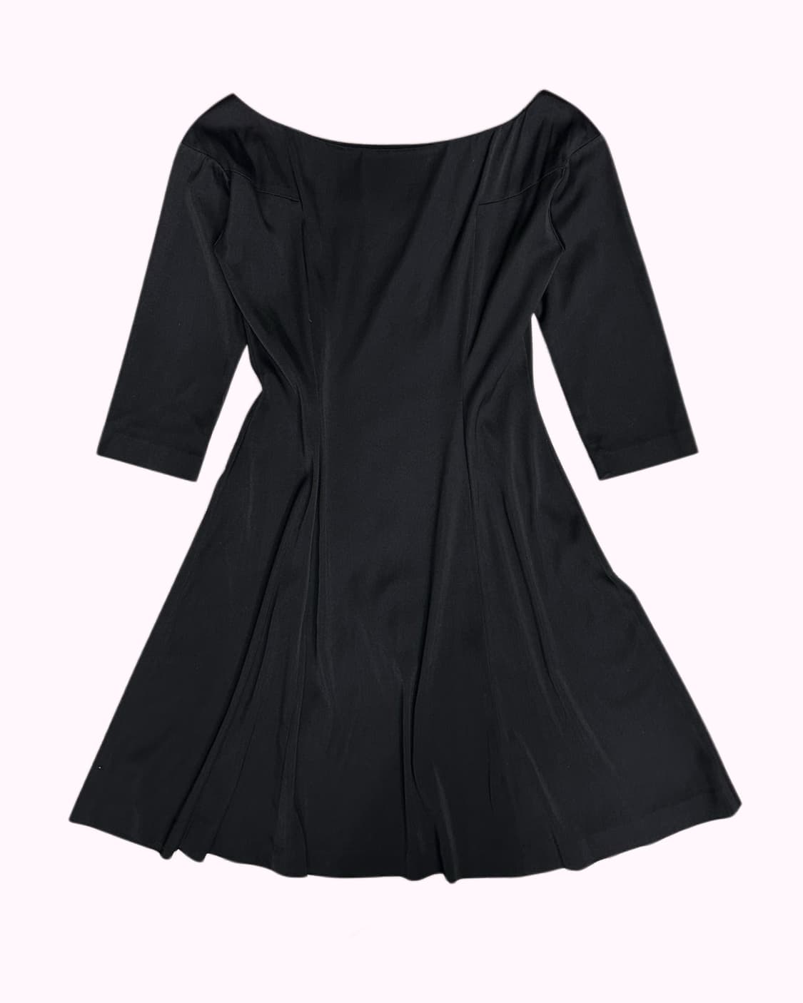 KATHARINE HAMNETT black rayon dress 상품이미지4