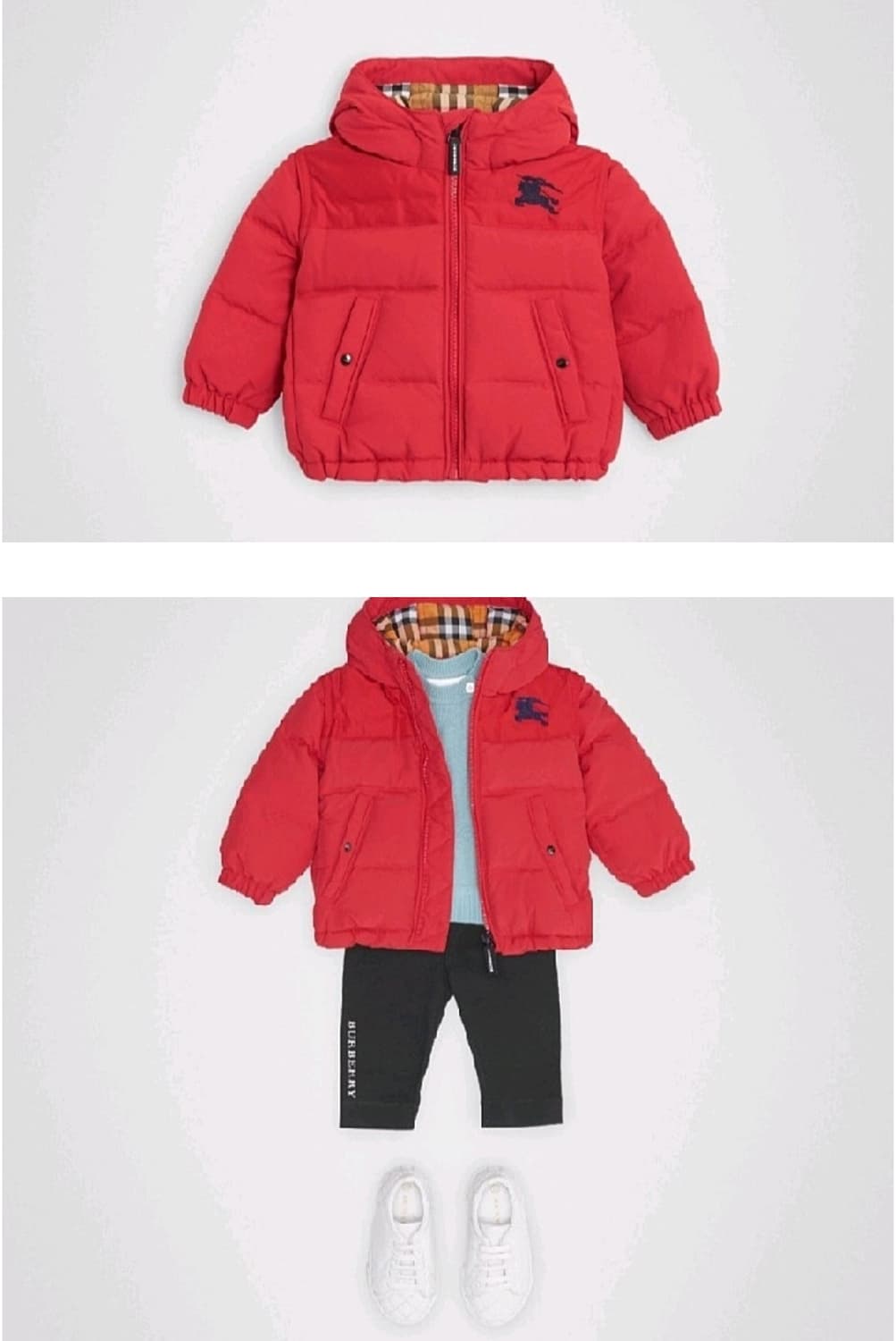 버버리 키즈 덕다운패딩 상품이미지8