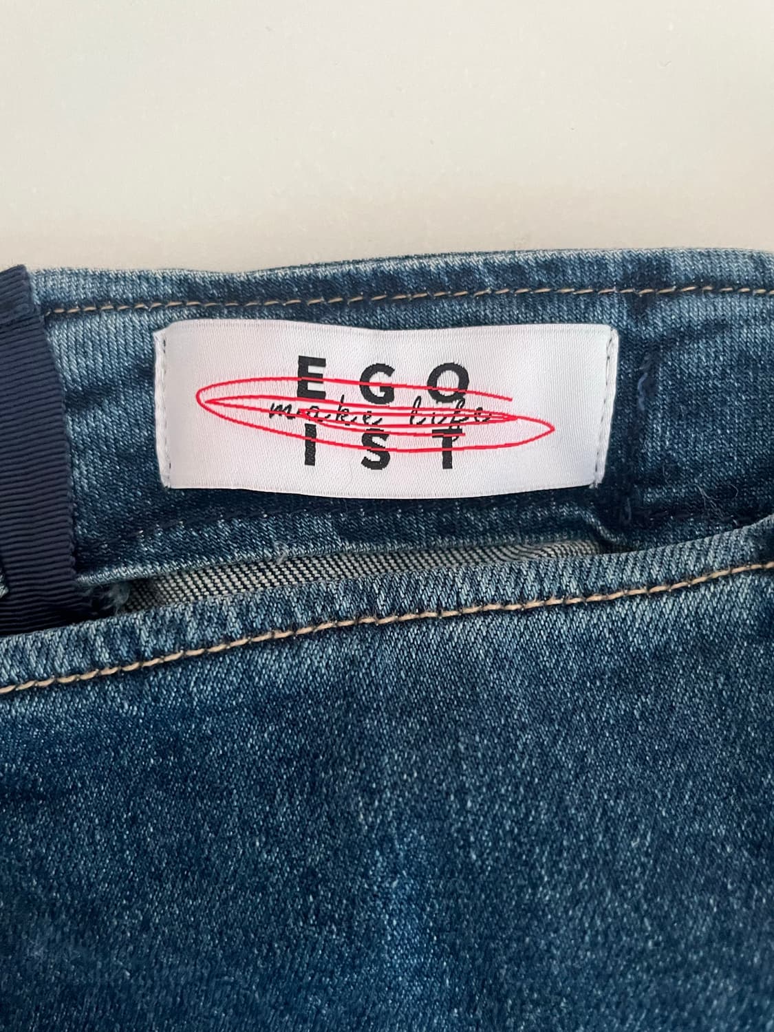 66) 에고이스트 데님 롱 스커트 상품이미지4