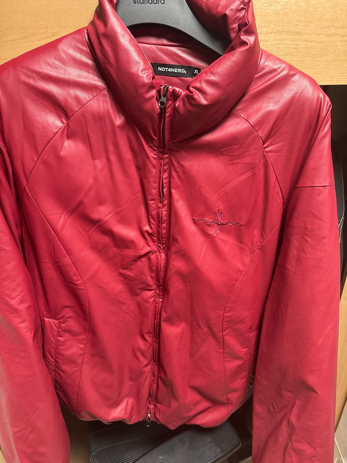 낫포너드 Leather Incision Puffer Jacket 상품이미지2