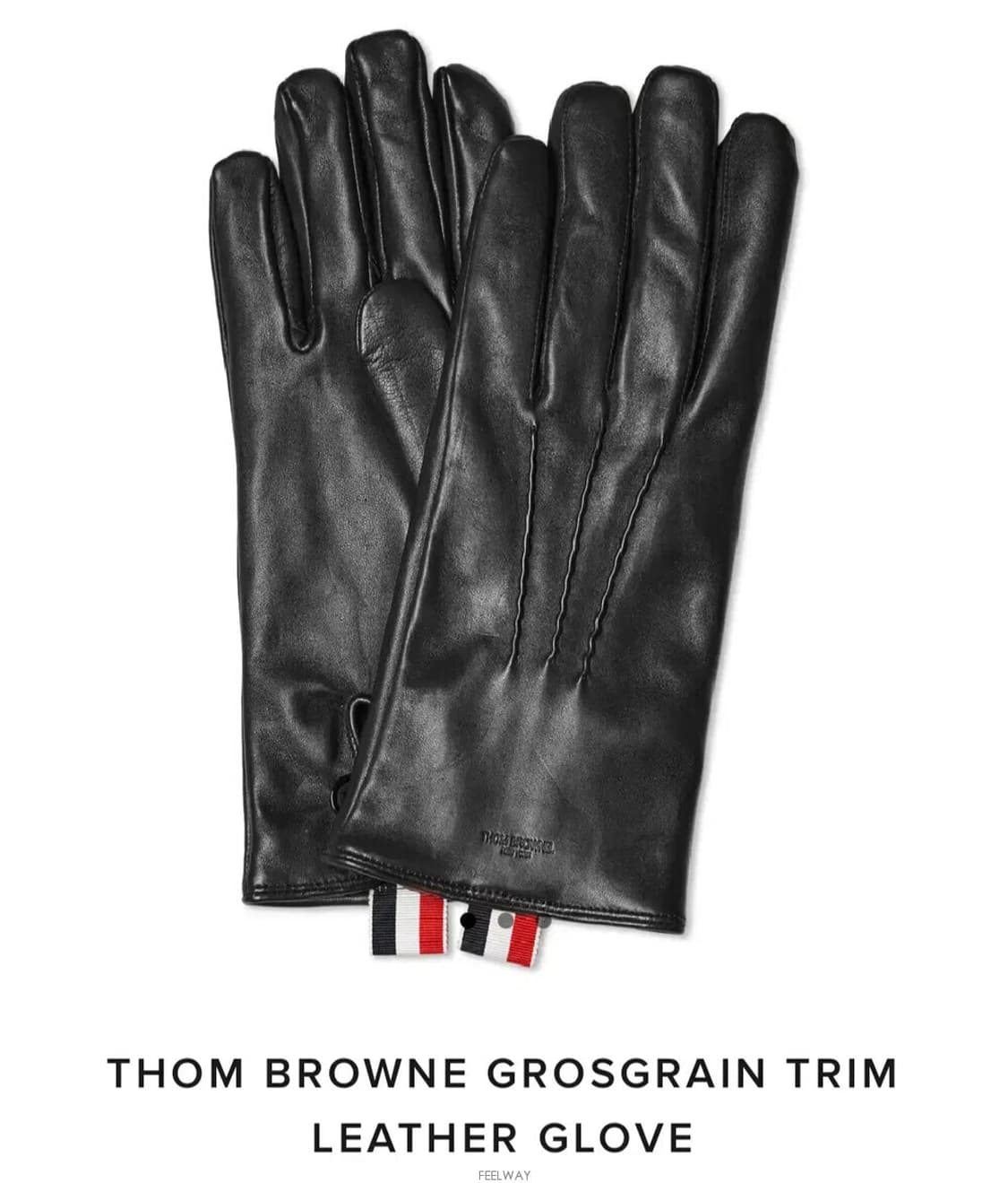 톰 브라운 레더 클래식 글러브(램스킨/라이닝-캐시미어)S 사이즈(여성용) 상품이미지1