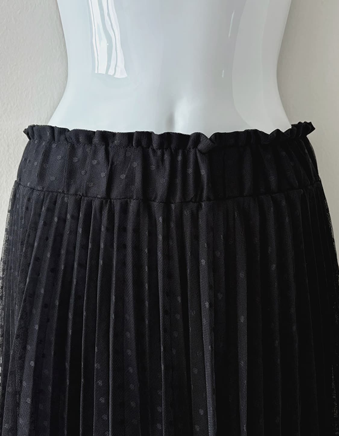 mesh dot long skirt 상품이미지2