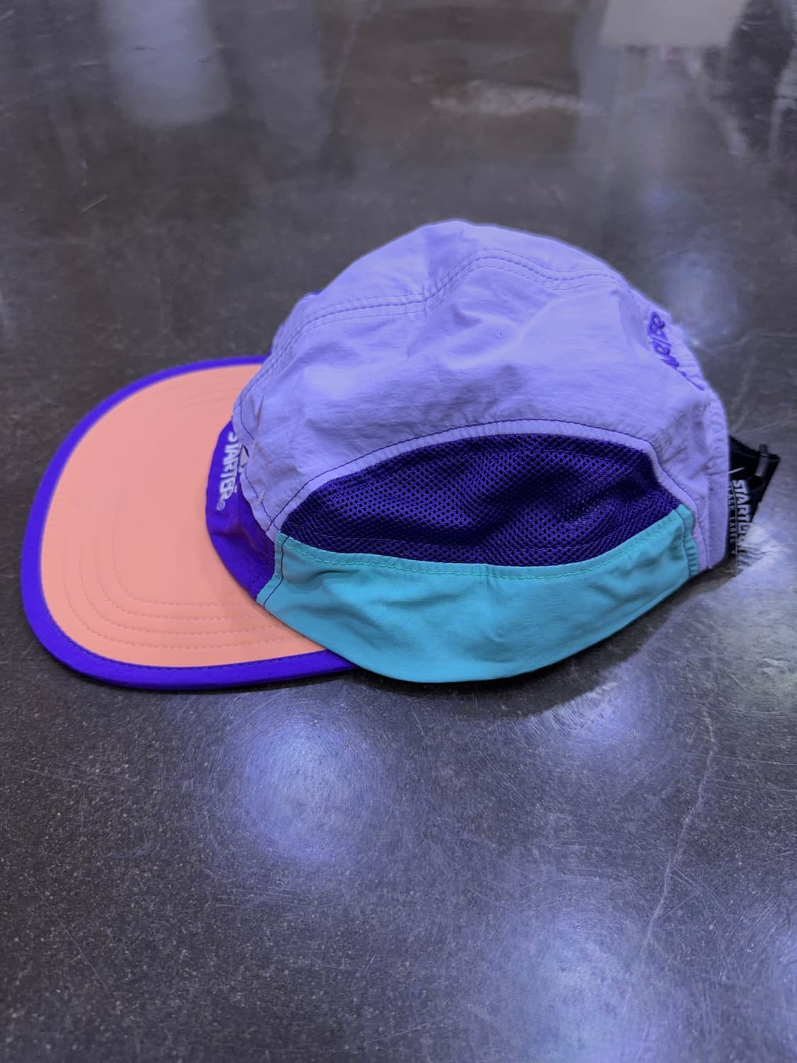 스타터 컬러 블록 배색 나일론 메쉬 캠프캡 모자 상품이미지3