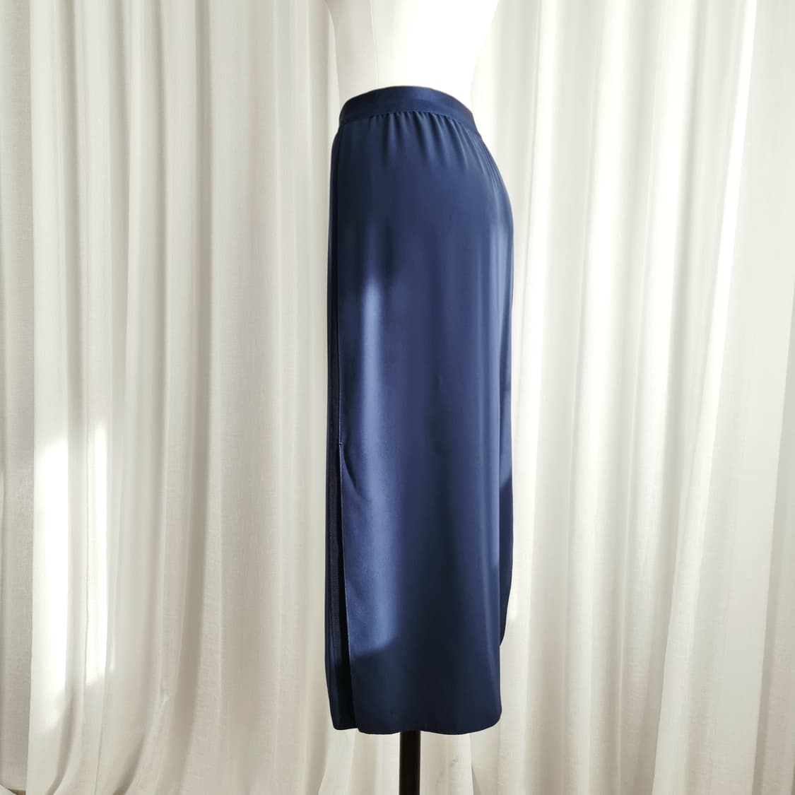 랑방컬렉션 양사이드 슬릿 트임 밴딩스커트 치마 (25인치 추천/실측참고) 상품이미지3