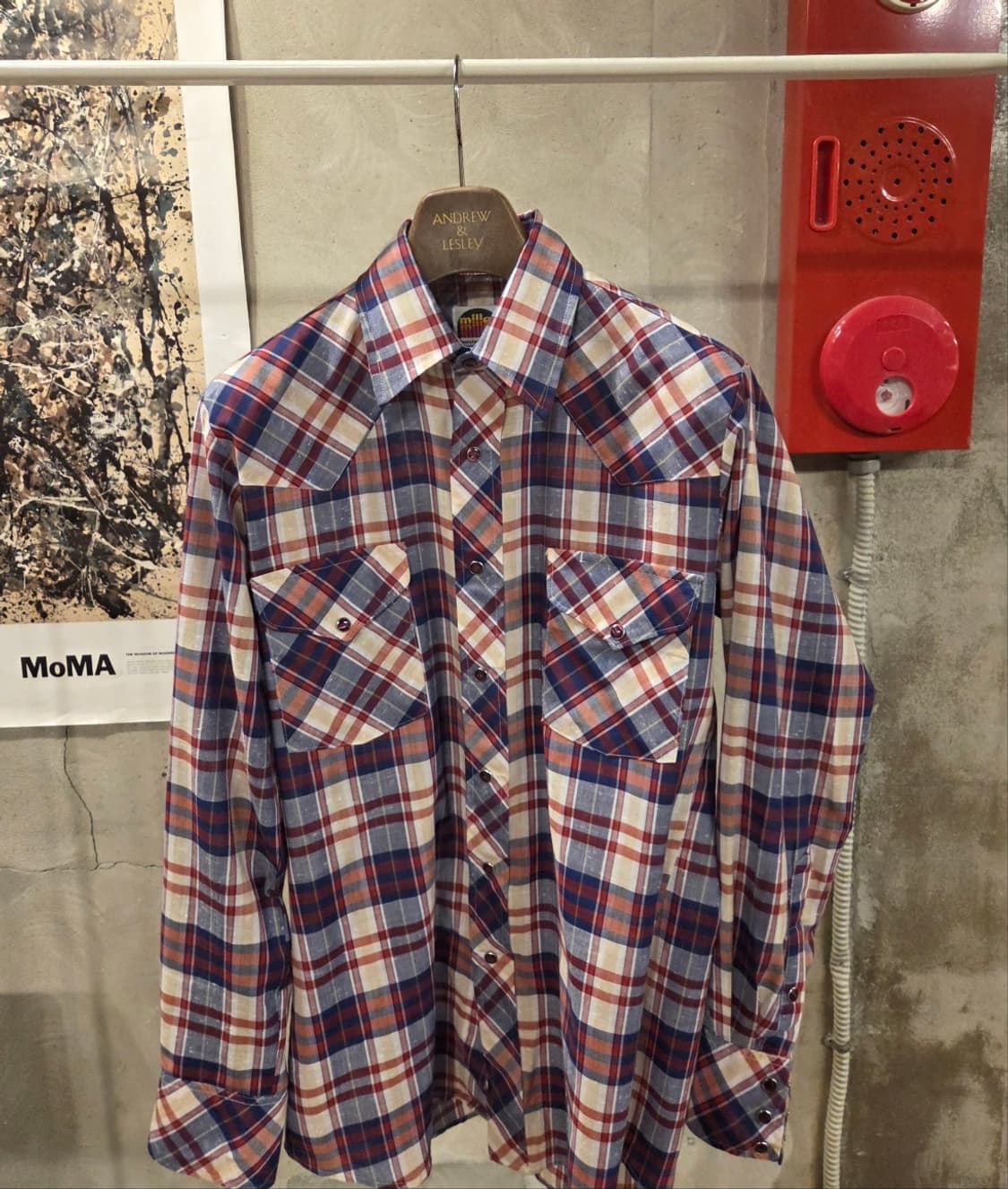 80'S 미제 웨스턴셔츠 상품이미지1