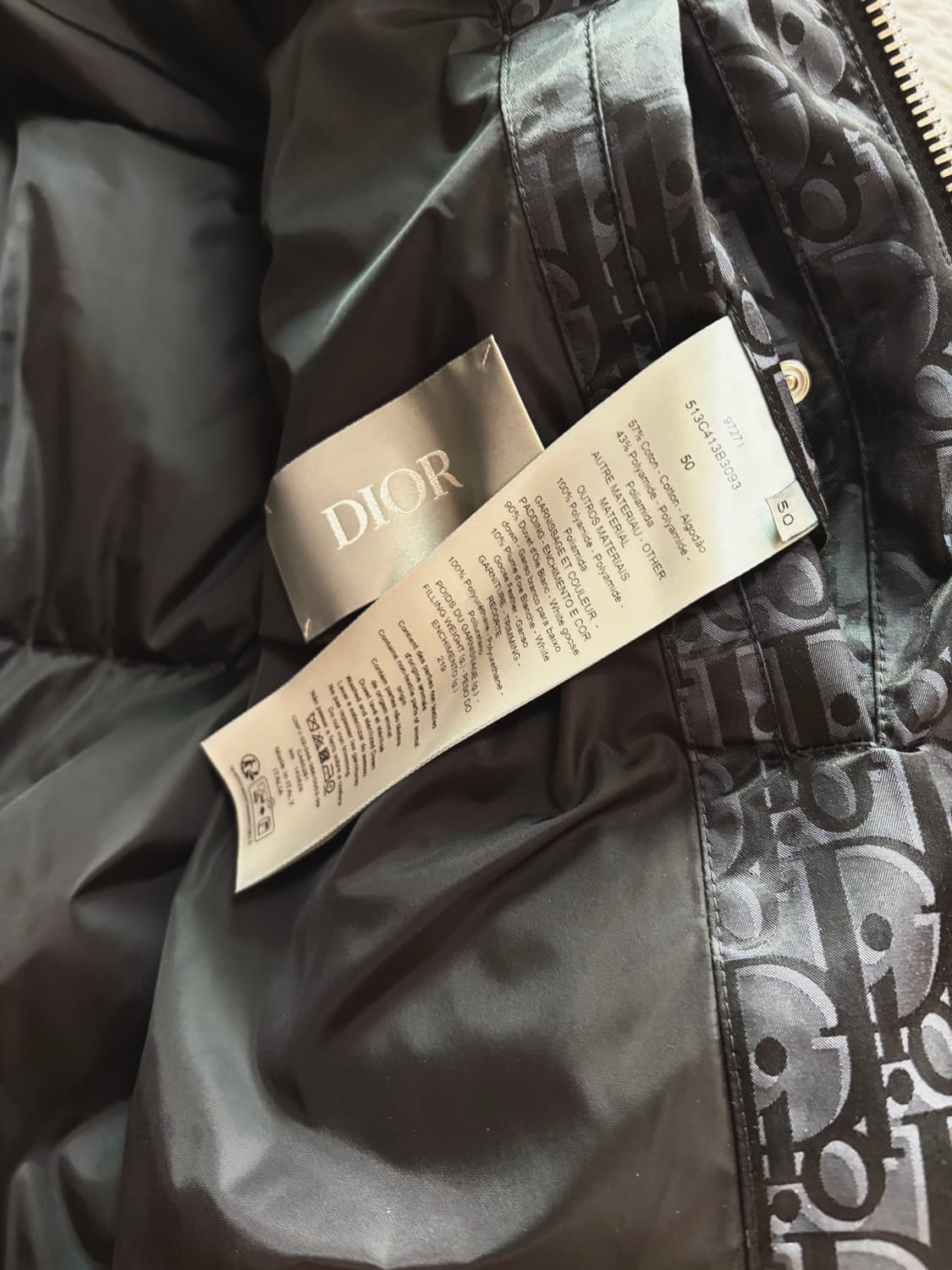 디올 오블리크 패딩 상품이미지6