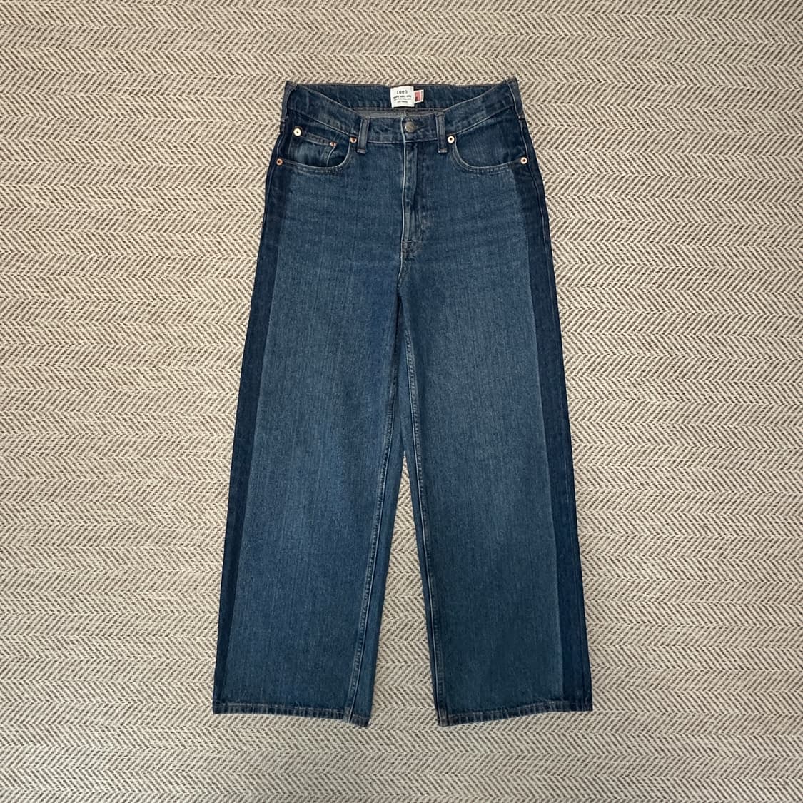 COEN usa cotton denim wide pants 상품이미지1