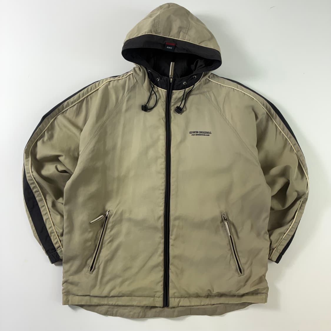 Edwin  에드윈 오리지널 자수 베이지 바람막이 자켓 상품이미지3