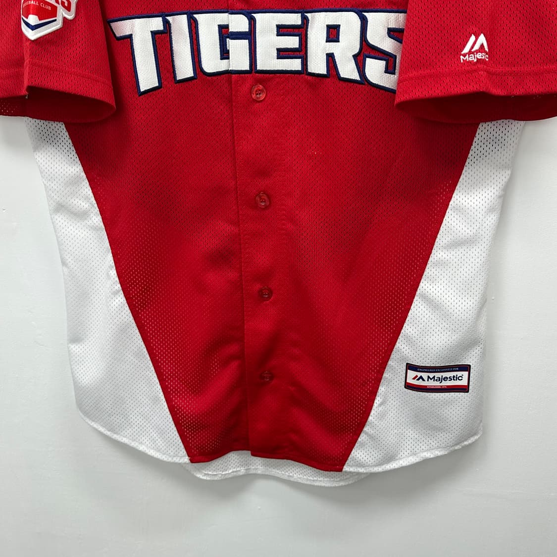 마제스틱 기아타이거즈 2017시즌 홈 노마킹 유니폼 100 상품이미지3