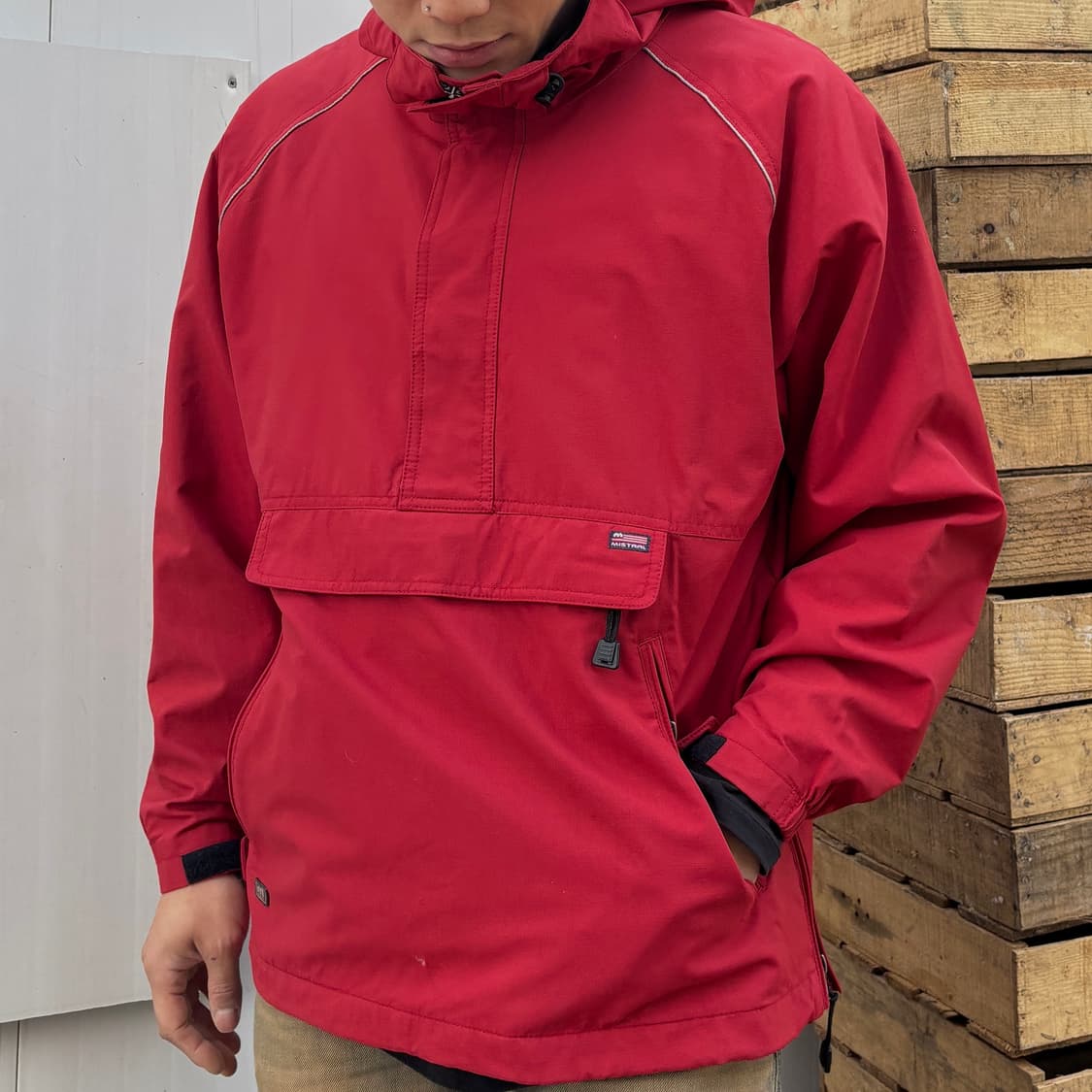 MISTRAL 미스트랄 빈티지 기능성 후드 아노락 자켓 L 상품이미지1