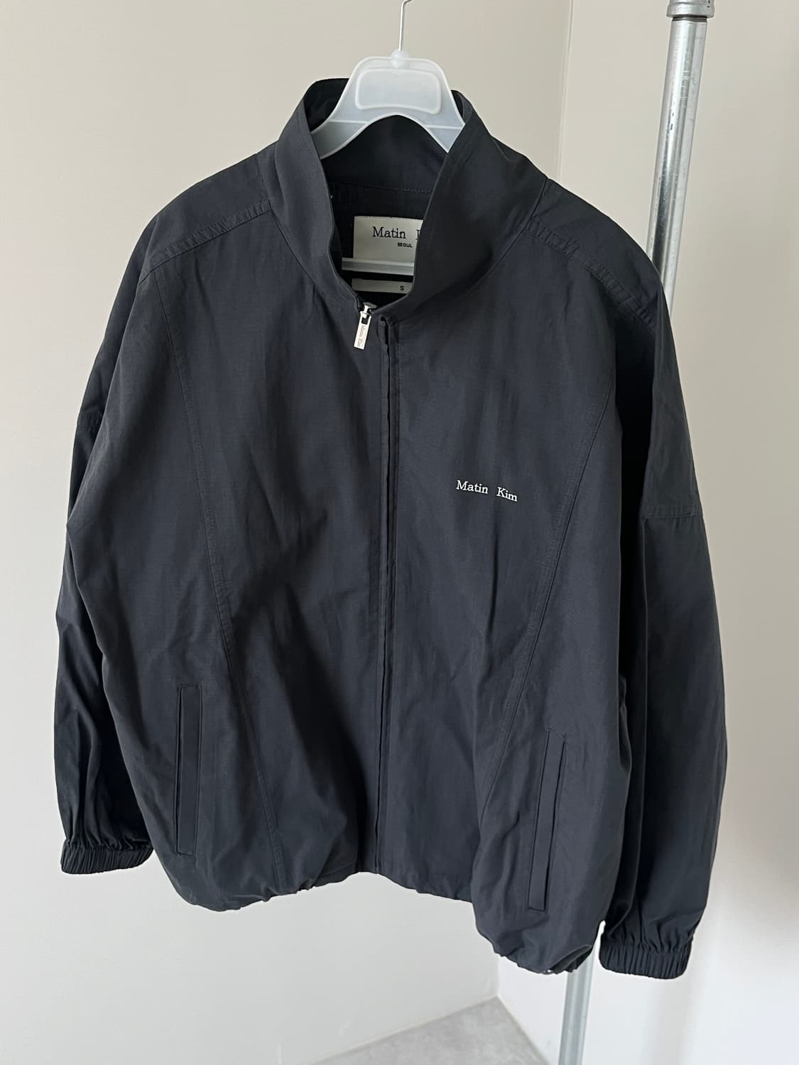 마뗑킴 하이넥점퍼 바람막이 S 상품이미지7