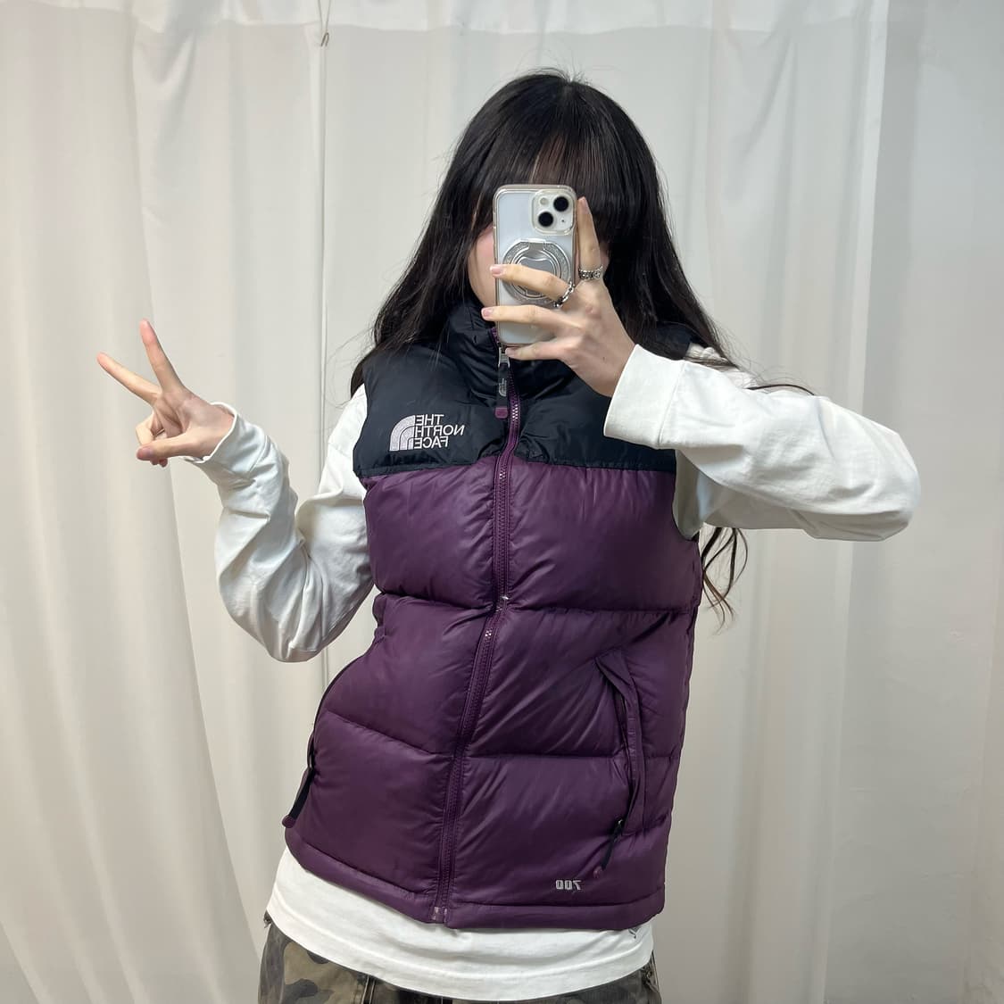 The North Face Purple Nuptse Down Vest   상품이미지2