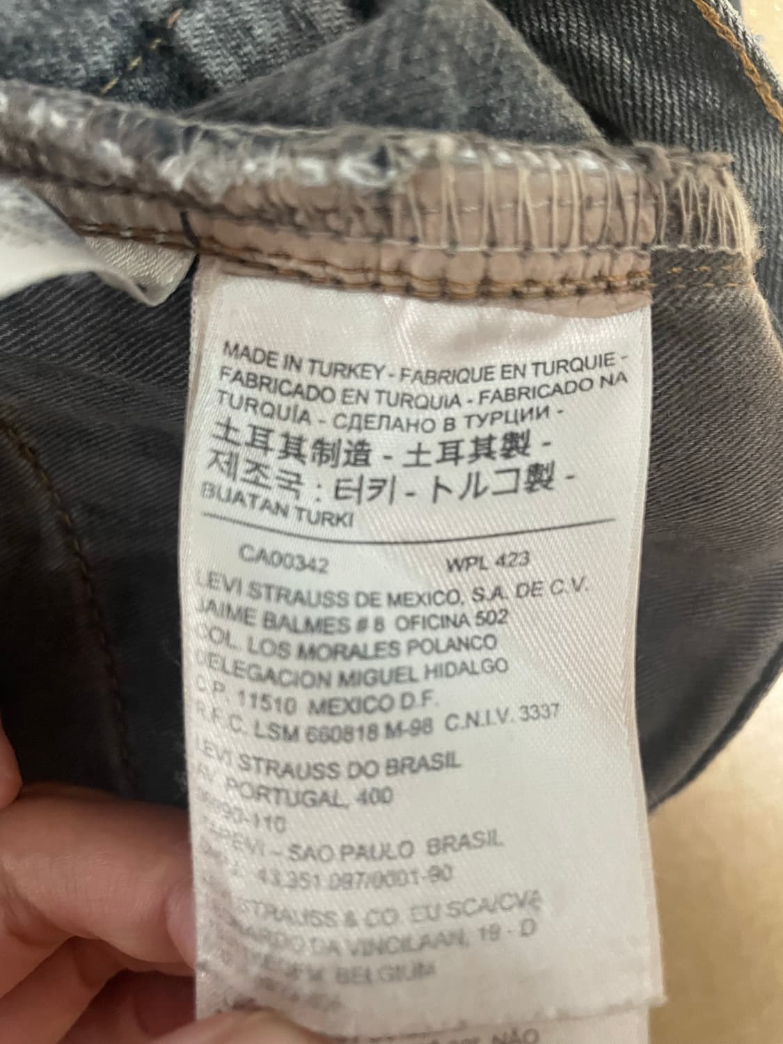 Lvc 1967 505 흑청데님팬츠 상품이미지3