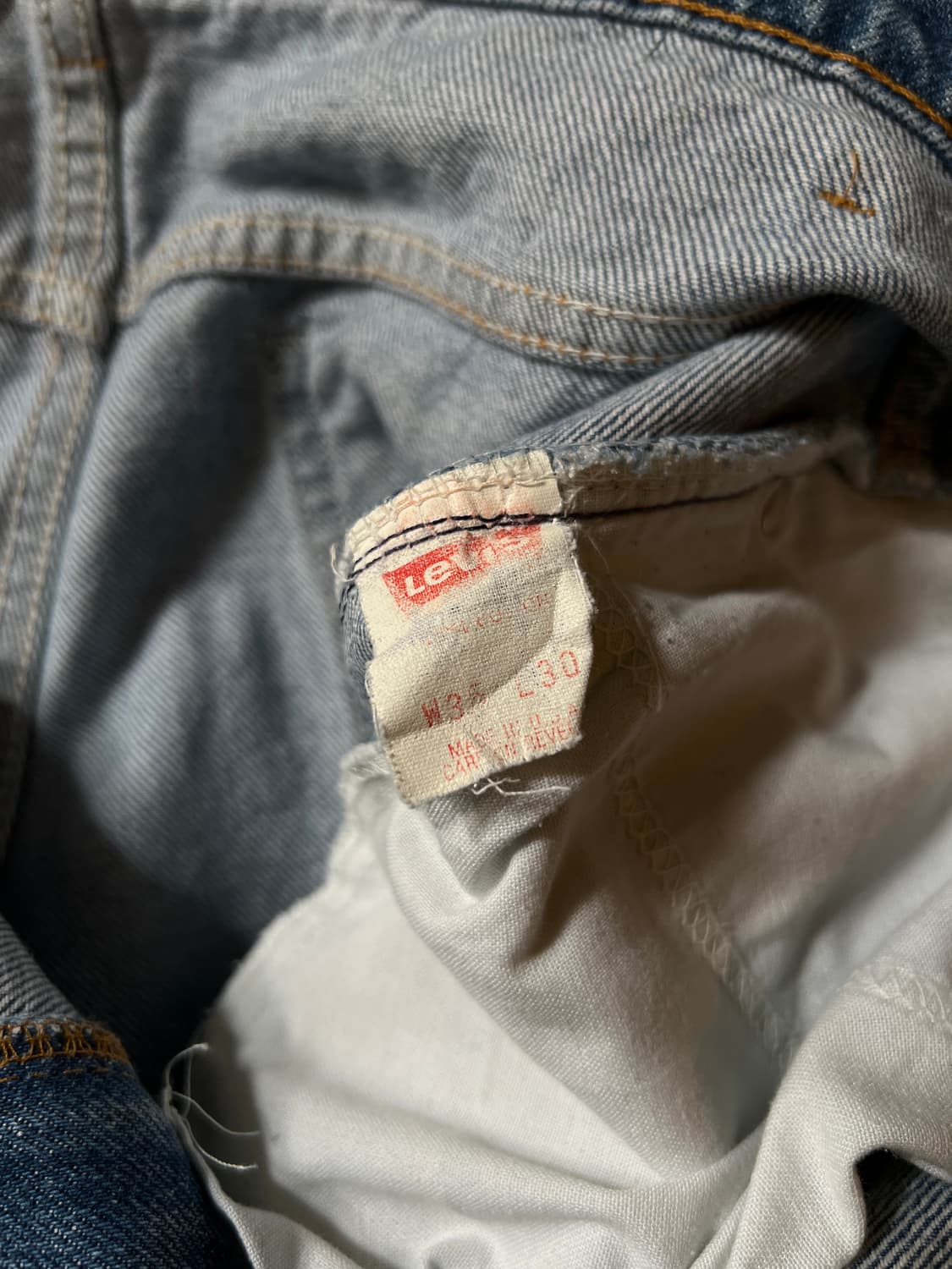 [36]90's 리바이스 517 오렌지탭 Made in USA 플레어진 상품이미지4