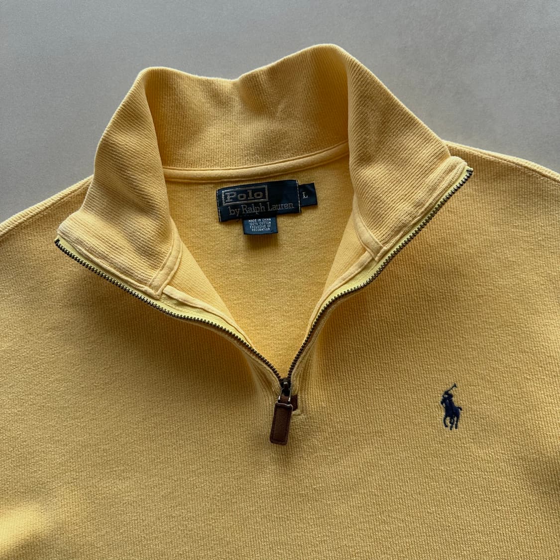 [L]폴로 랄프로렌 하프집업 코튼 맨투맨 니트 상품이미지8