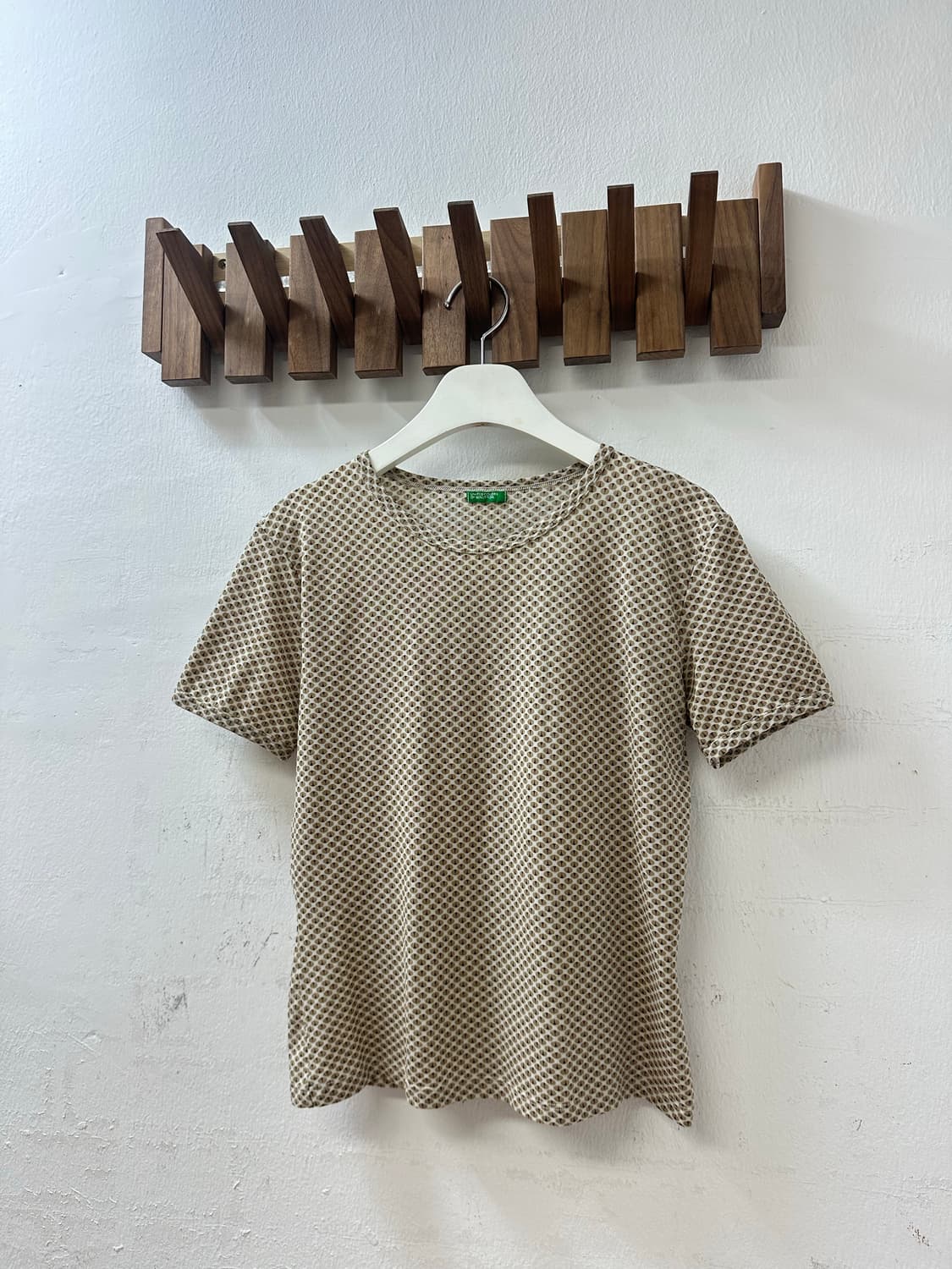 베네통 Benetton 빈티지 패턴 반팔 티셔츠 상품이미지2
