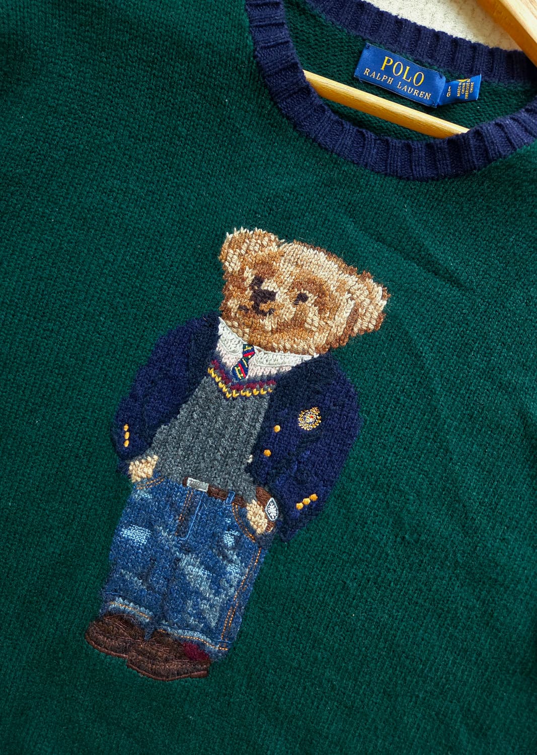 폴로 랄프로렌 크레스트 베어 자수 니트 상품이미지6