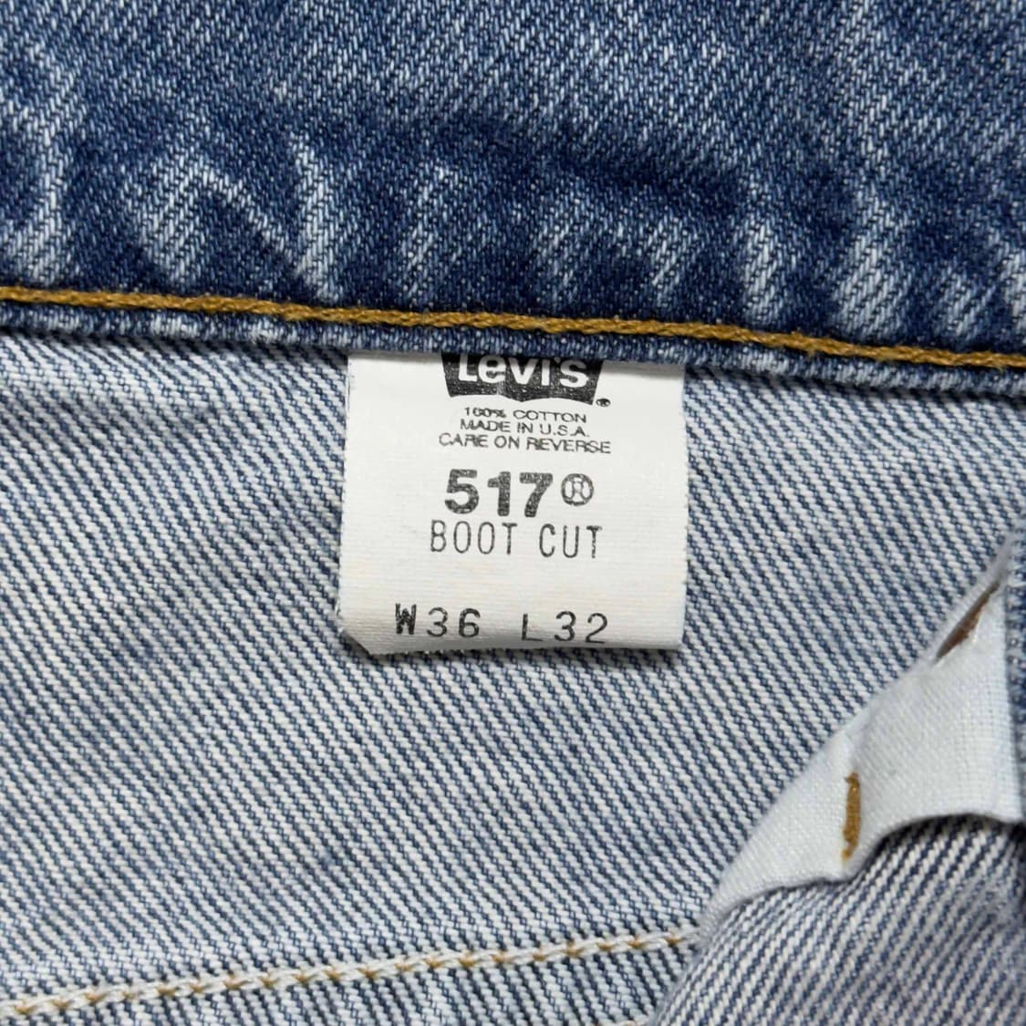 90s 리바이스 517 데님팬츠 W36 L32 상품이미지6