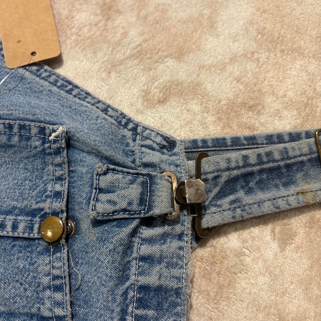 칼하트 90’s 오버롤 멜빵 워크팬츠 상품이미지9