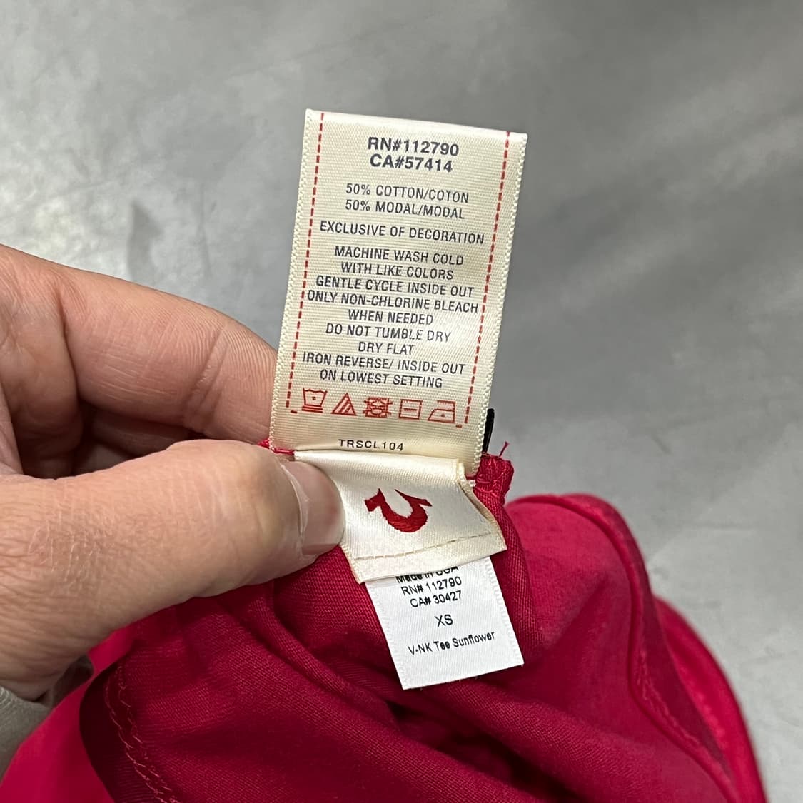  트루릴리젼 큐빅 프린팅 반팔티 y15988 상품이미지8