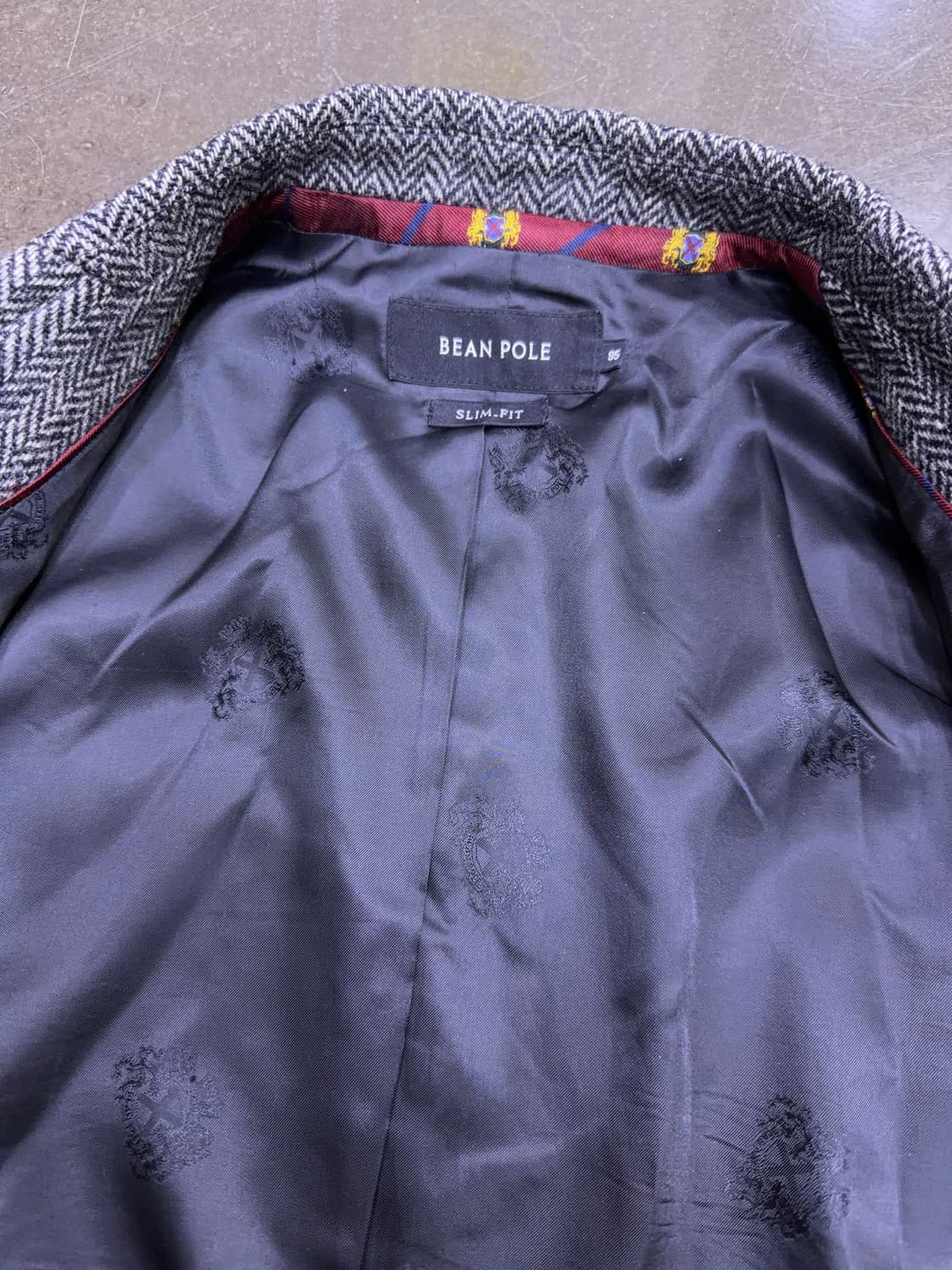 빈폴 슬림핏 해링본 엘보패치 헌팅자켓 블레이저 95 상품이미지8