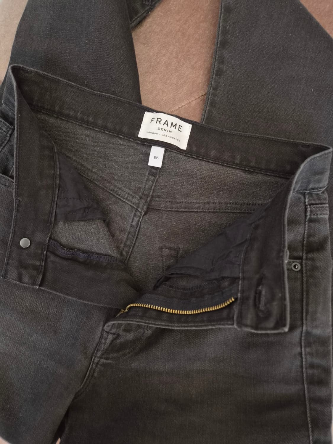 프래암 Frame denim 여성 밑단펀칭부츠컷팬츠 25사이즈 상품이미지6