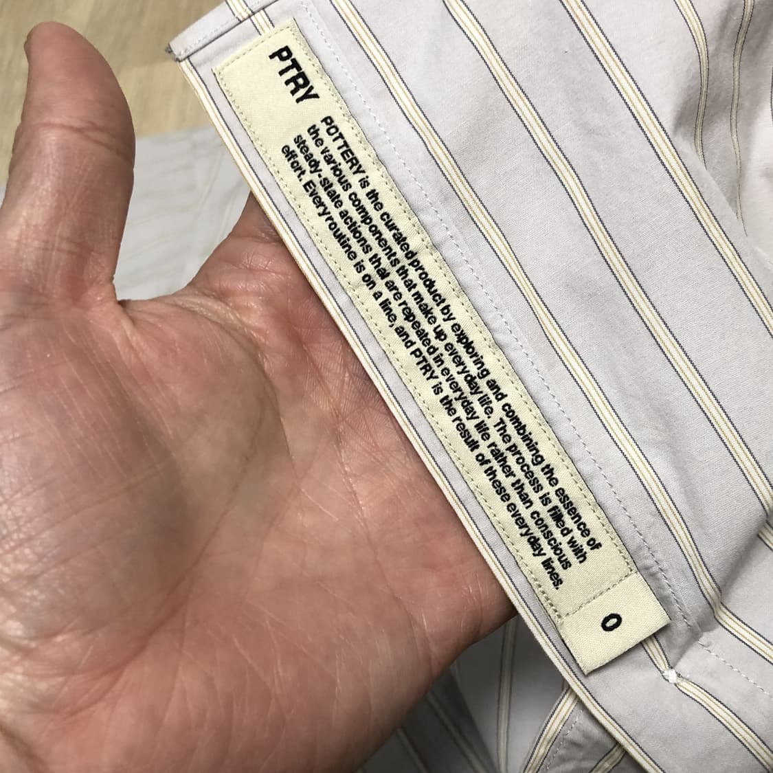 우먼스 (XS) 포터리 POTTERY 우먼스 오가닉 코튼 컴포트 셔츠 상품이미지5